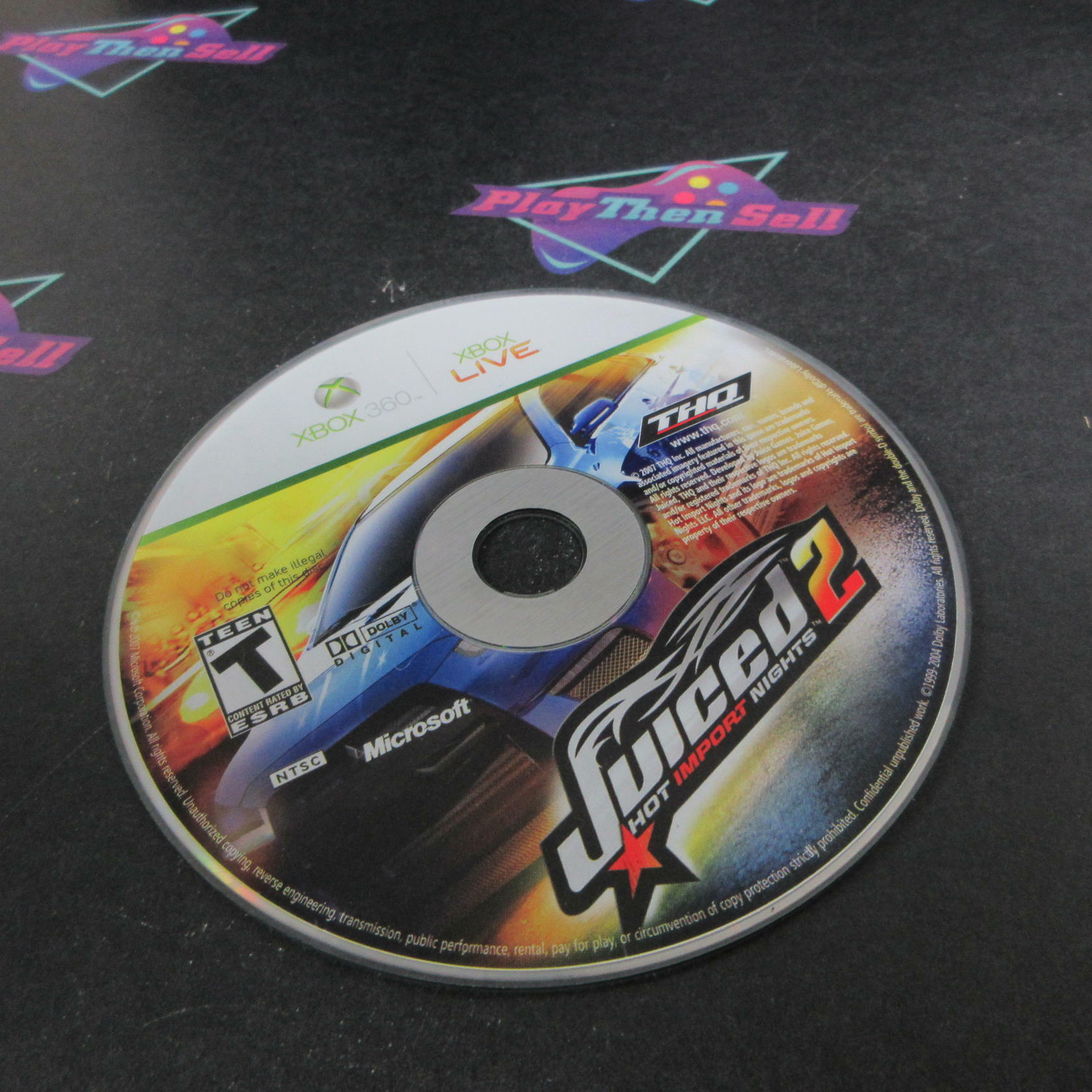 Juiced 2 Hot Import Nights Xbox 360 AD/DD Complete CIB - Very Good