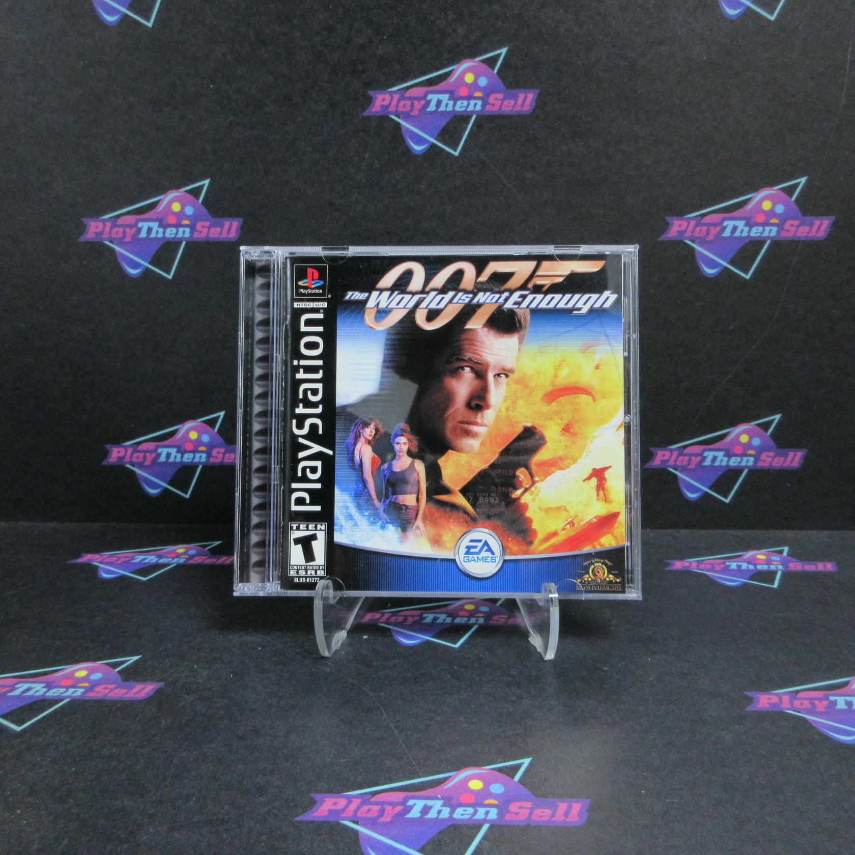 007 The World Is Not Enough PS1 PlayStation 1 MD + Reg Card Complete CIB - Very Good