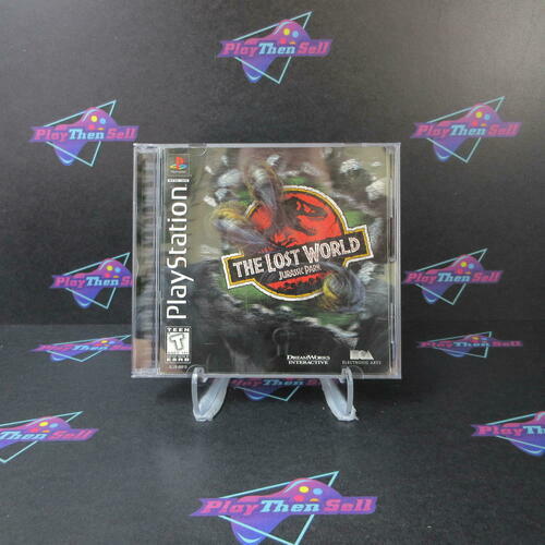 Jurassic Park Lost World PS1 PlayStation 1 MD Complete CIB - Very Good