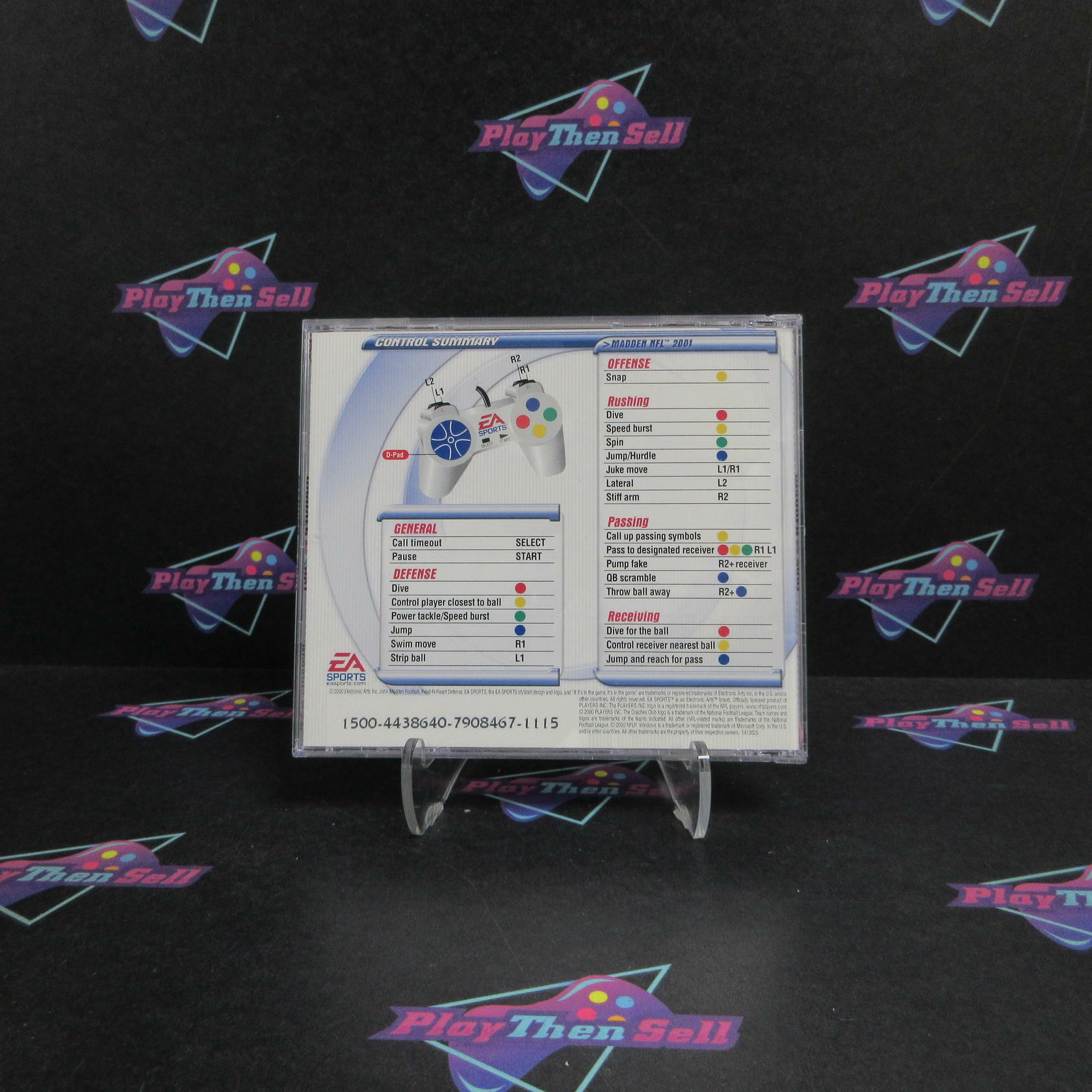 Madden NFL 2001 PC MD Complete CIB - Very Good