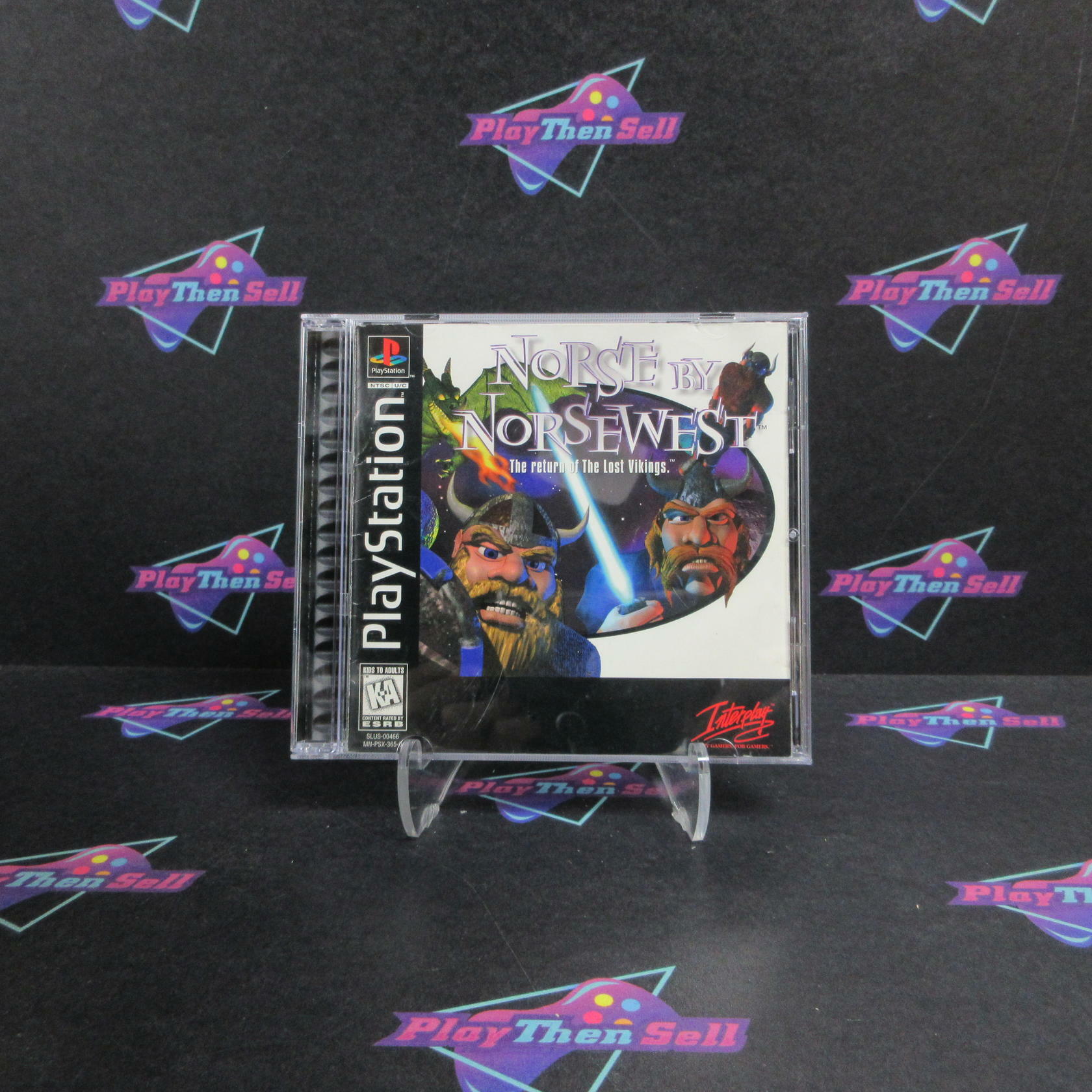 Norse by Norsewest The Return of the Lost Vikings PS1 PlayStation1 MD Complete - Very Good