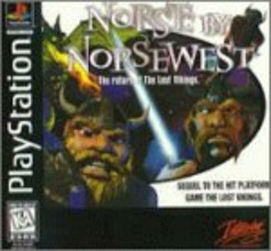 Norse by Norsewest The Return of the Lost Vikings PS1 PlayStation1 MD Complete - Very Good