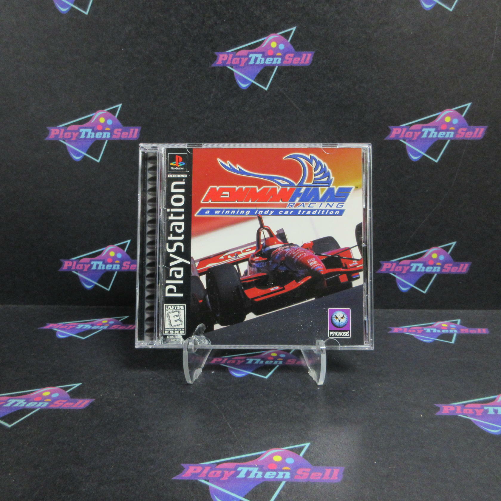 Newman Haas Racing PS1 PlayStation 1 MD + Reg Card Complete - Very Good