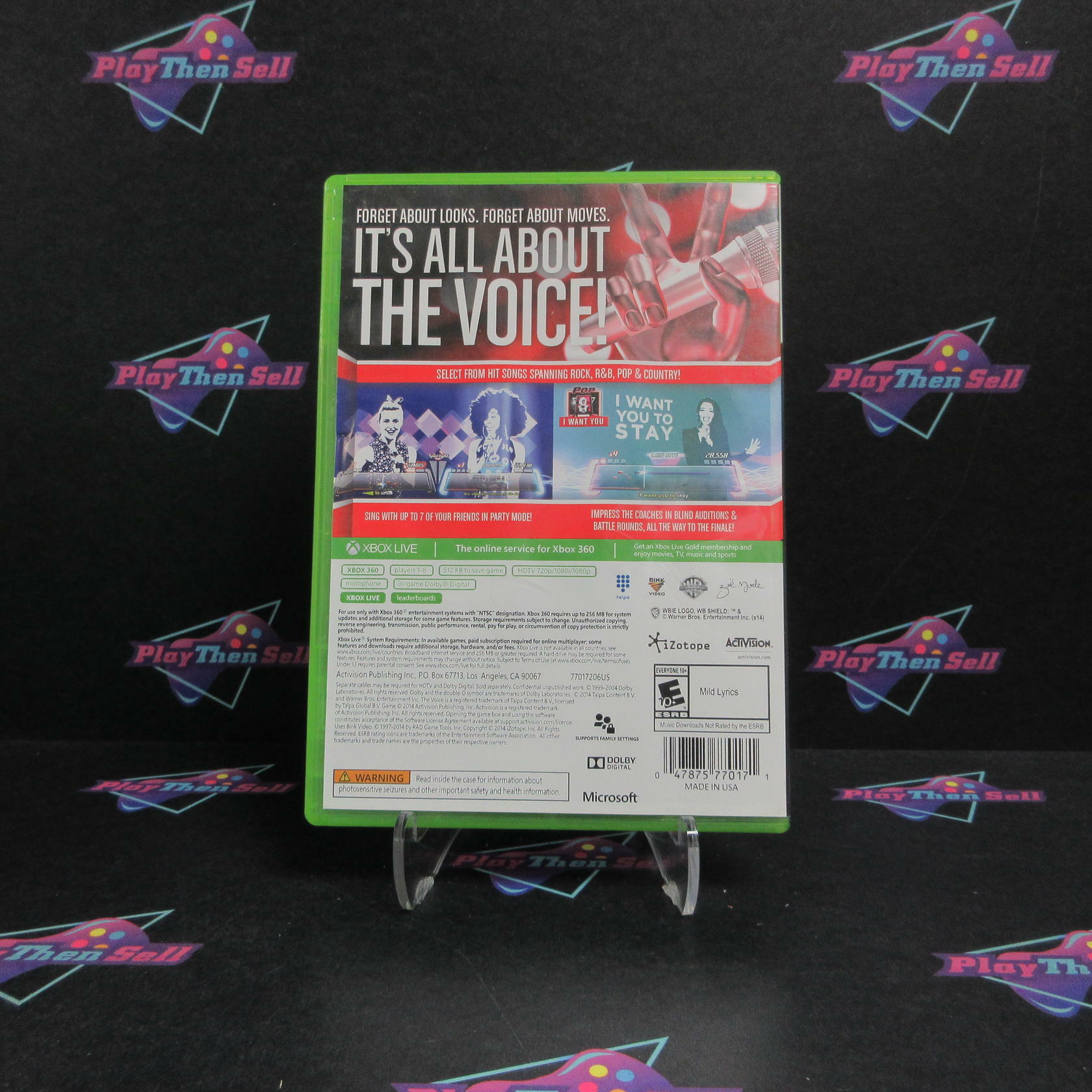 The Voice I Want You Xbox 360 AD Complete CIB - Very Good