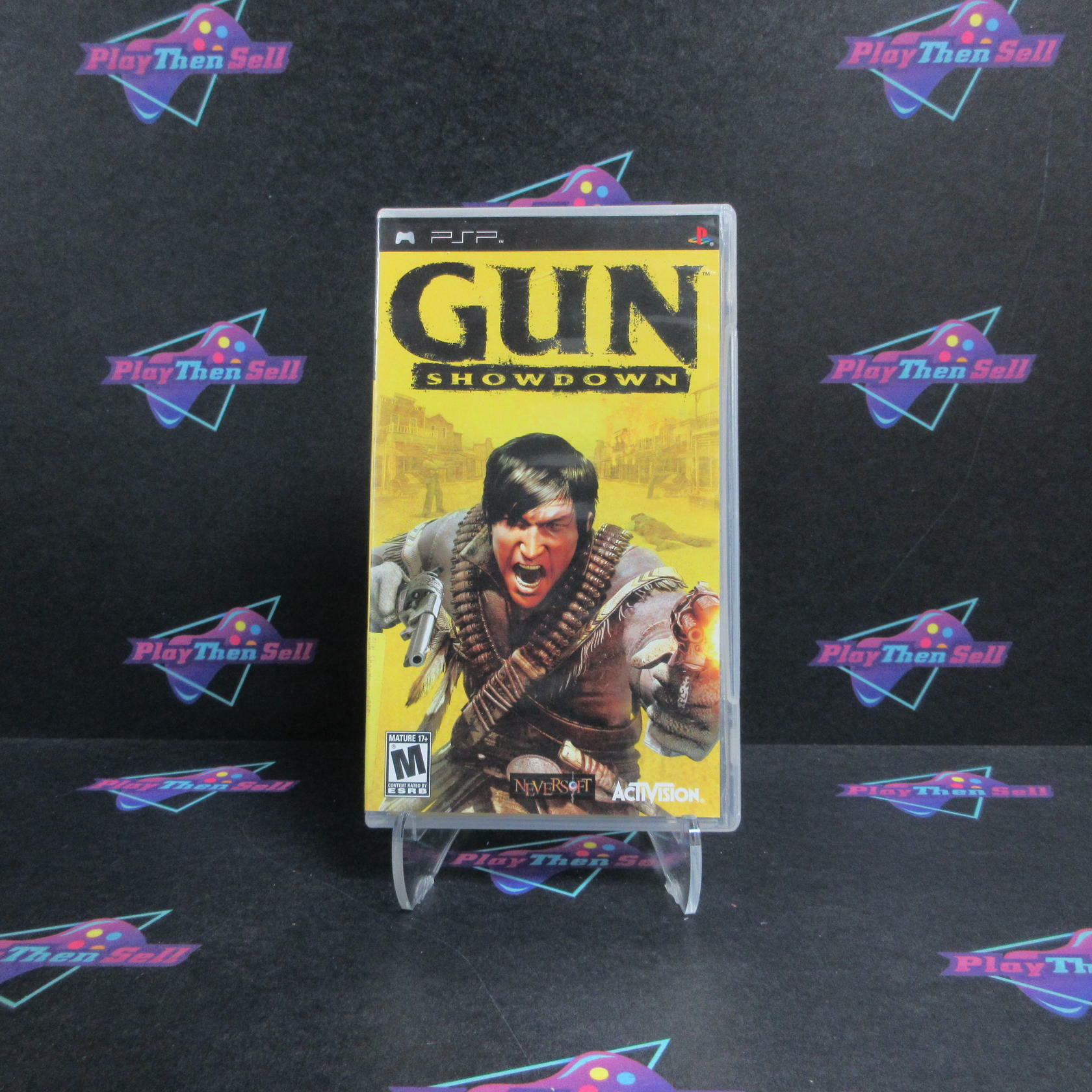 Gun Showdown Sony PSP AD Complete CIB - Very Good