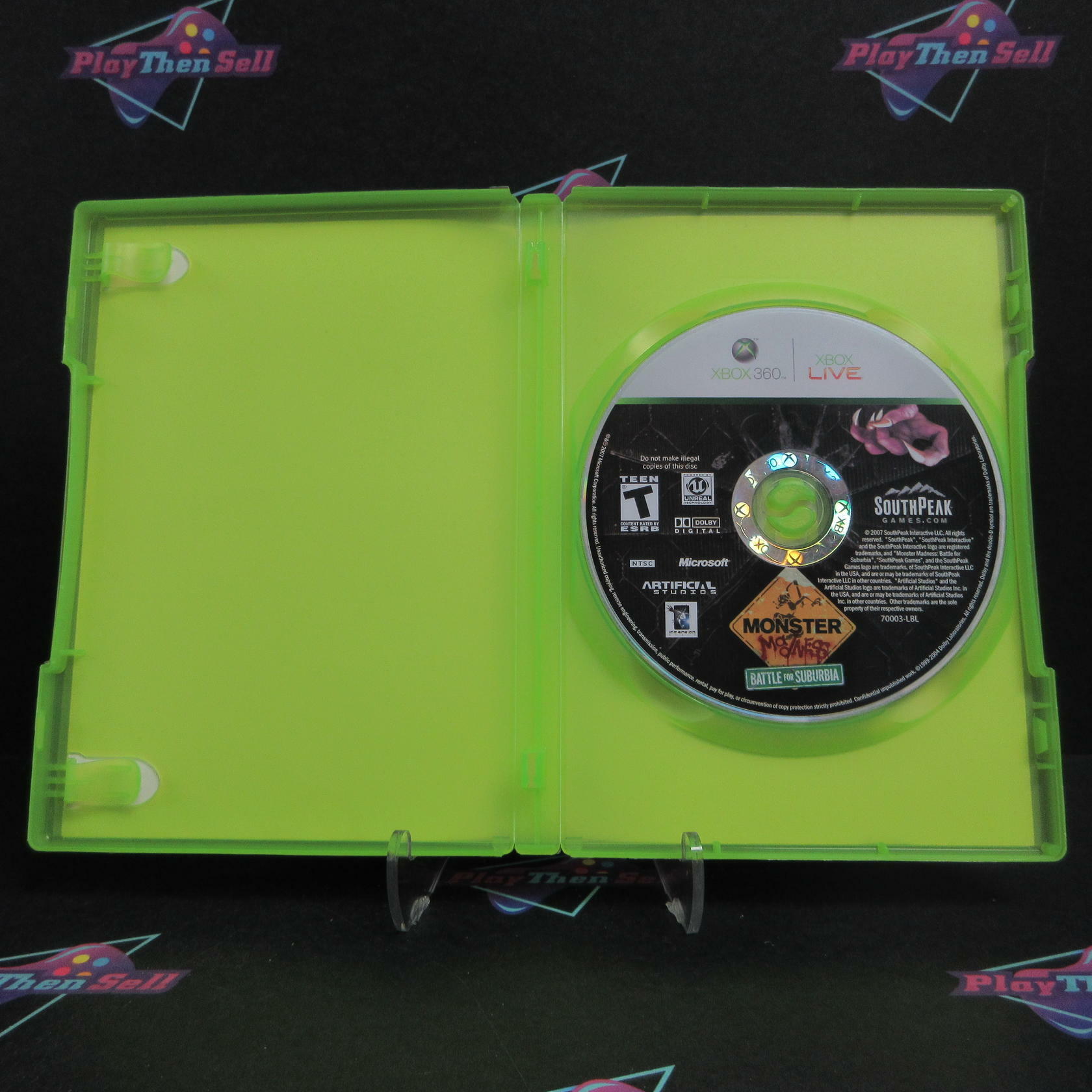 Monster Madness Battle for Suburbia Xbox 360 - Very Good