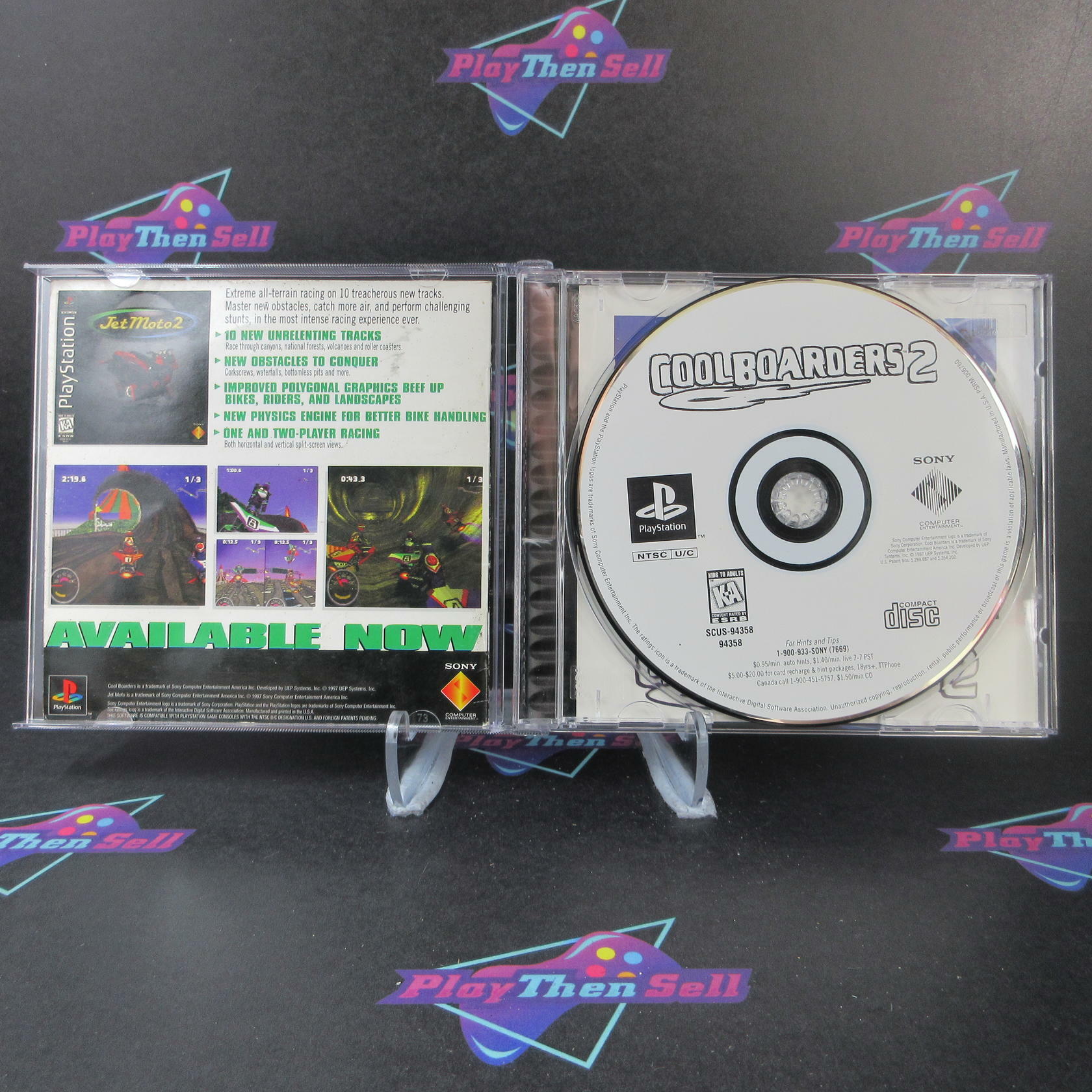 Cool Boarders 2 PS1 PlayStation 1 MD Complete CIB - Very Good