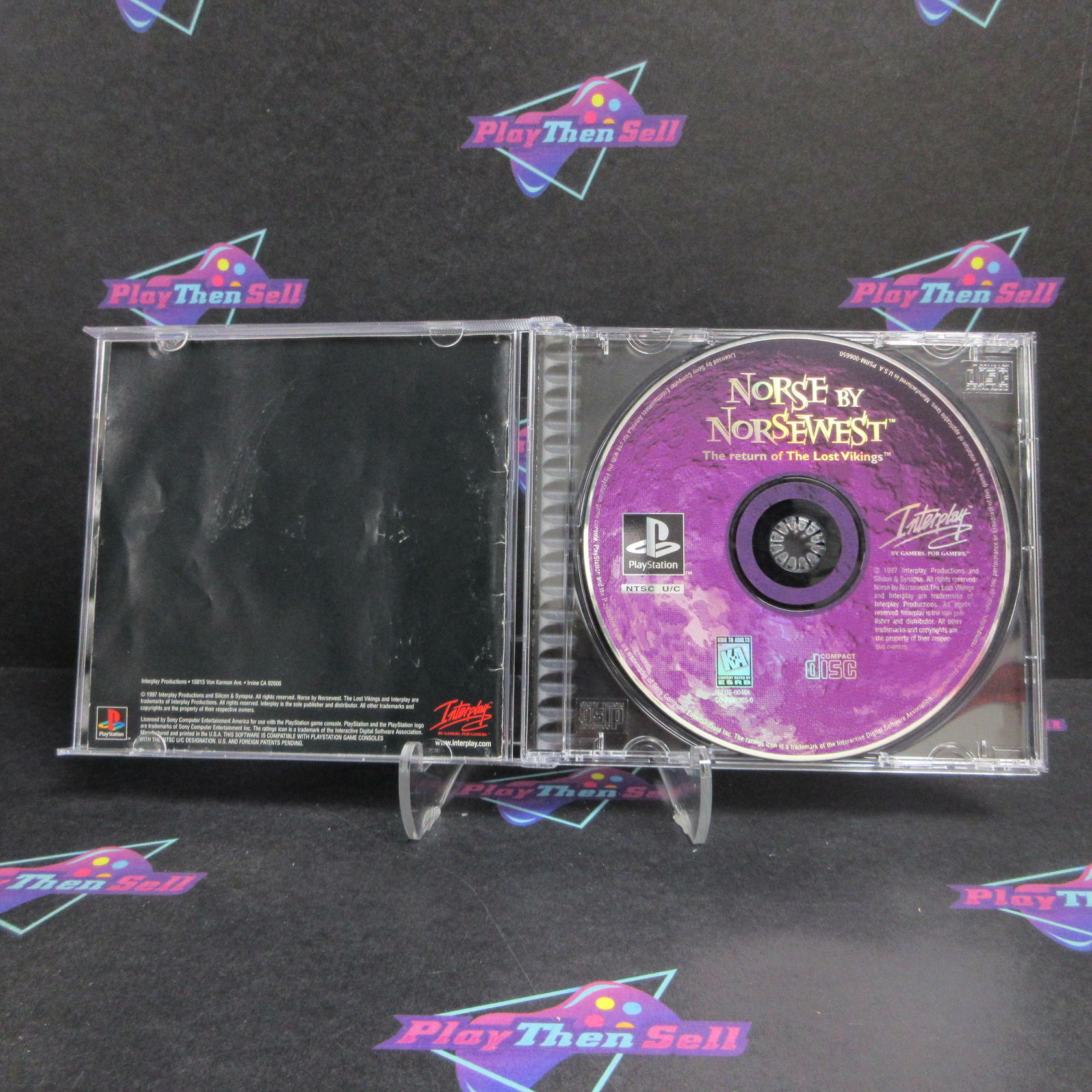 Norse by Norsewest The Return of the Lost Vikings PS1 PlayStation1 MD Complete - Very Good