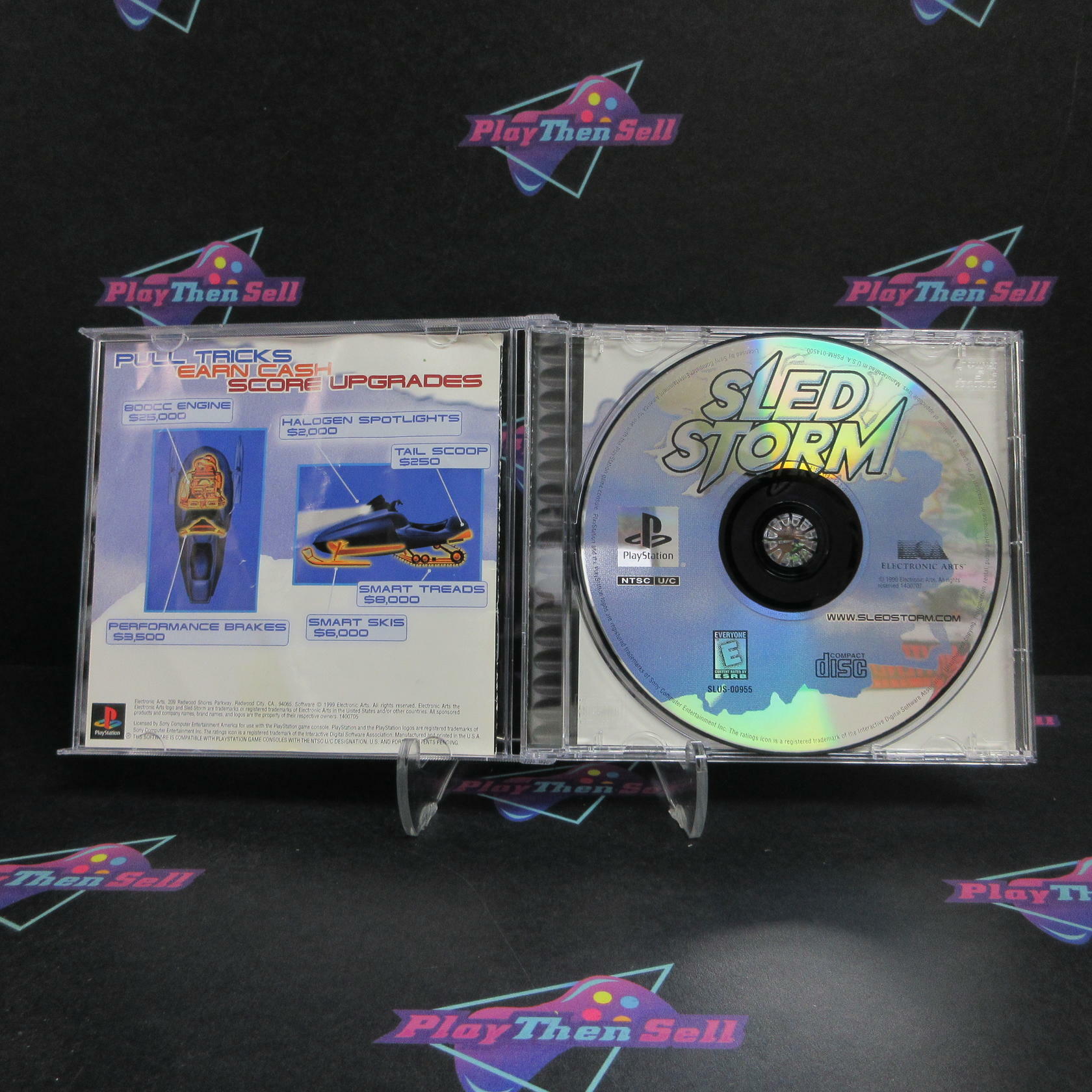 Sled Storm PS1 PlayStation 1 MD Complete CIB - Very Good