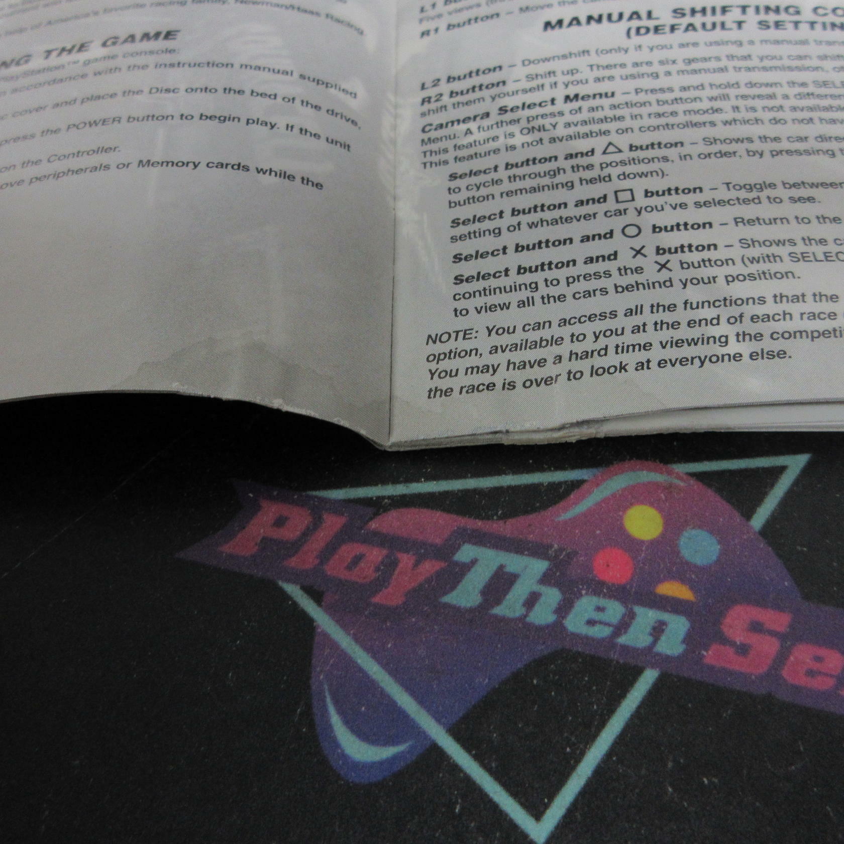 Newman Haas Racing PS1 PlayStation 1 MD + Reg Card Complete - Very Good