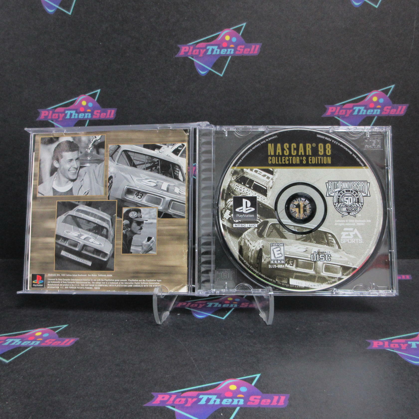 Nascar 98 Collector's Edition PS1 PlayStation 1 MD + Reg Card Complete CIB - Very Good