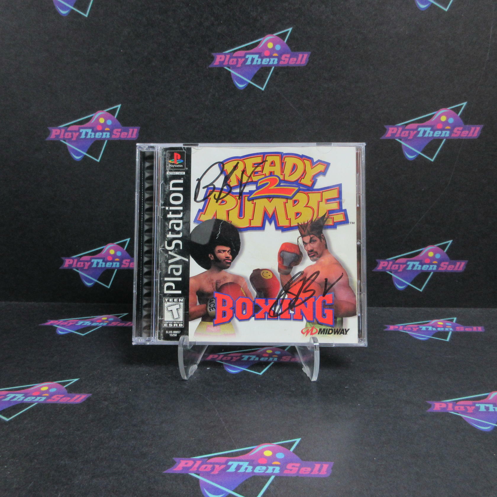 Ready 2 Rumble Boxing PS1 PlayStation 1 DD/MD + Reg Card Complete CIB - Very Good