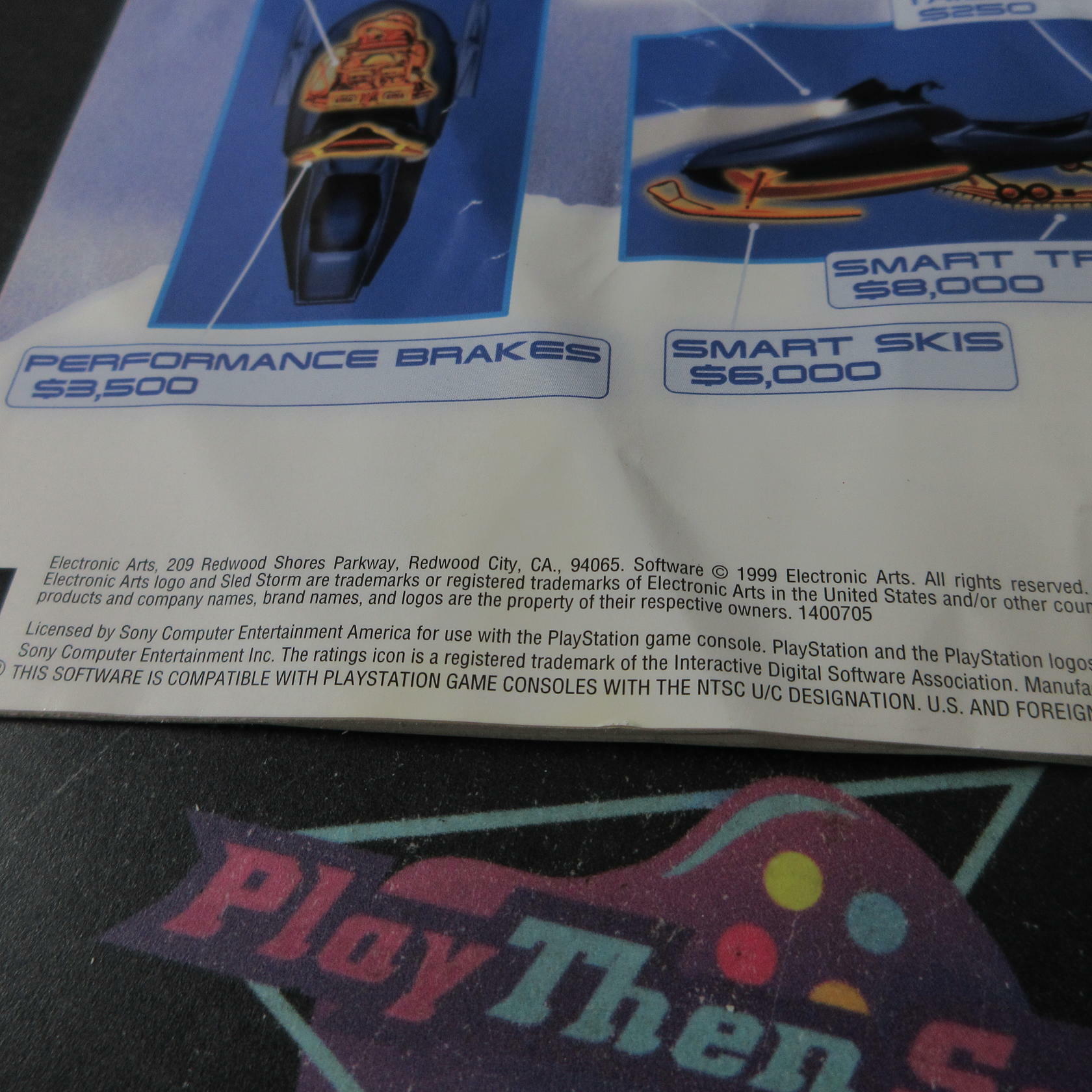 Sled Storm PS1 PlayStation 1 MD Complete CIB - Very Good