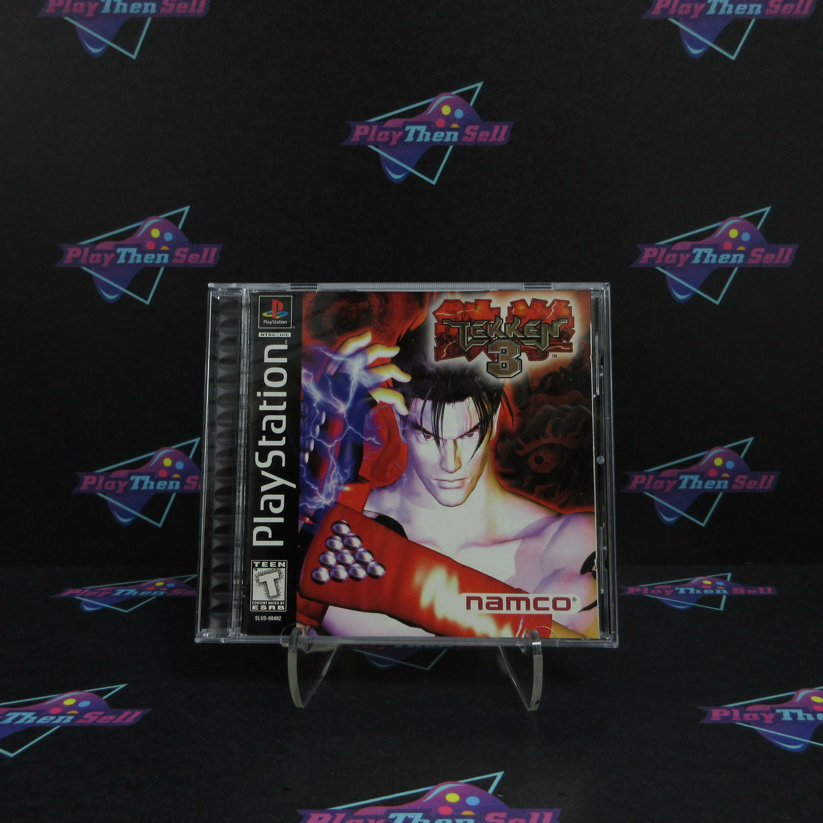 Tekken 3 Black Label PS1 PlayStation 1 MD Complete CIB - Very Good