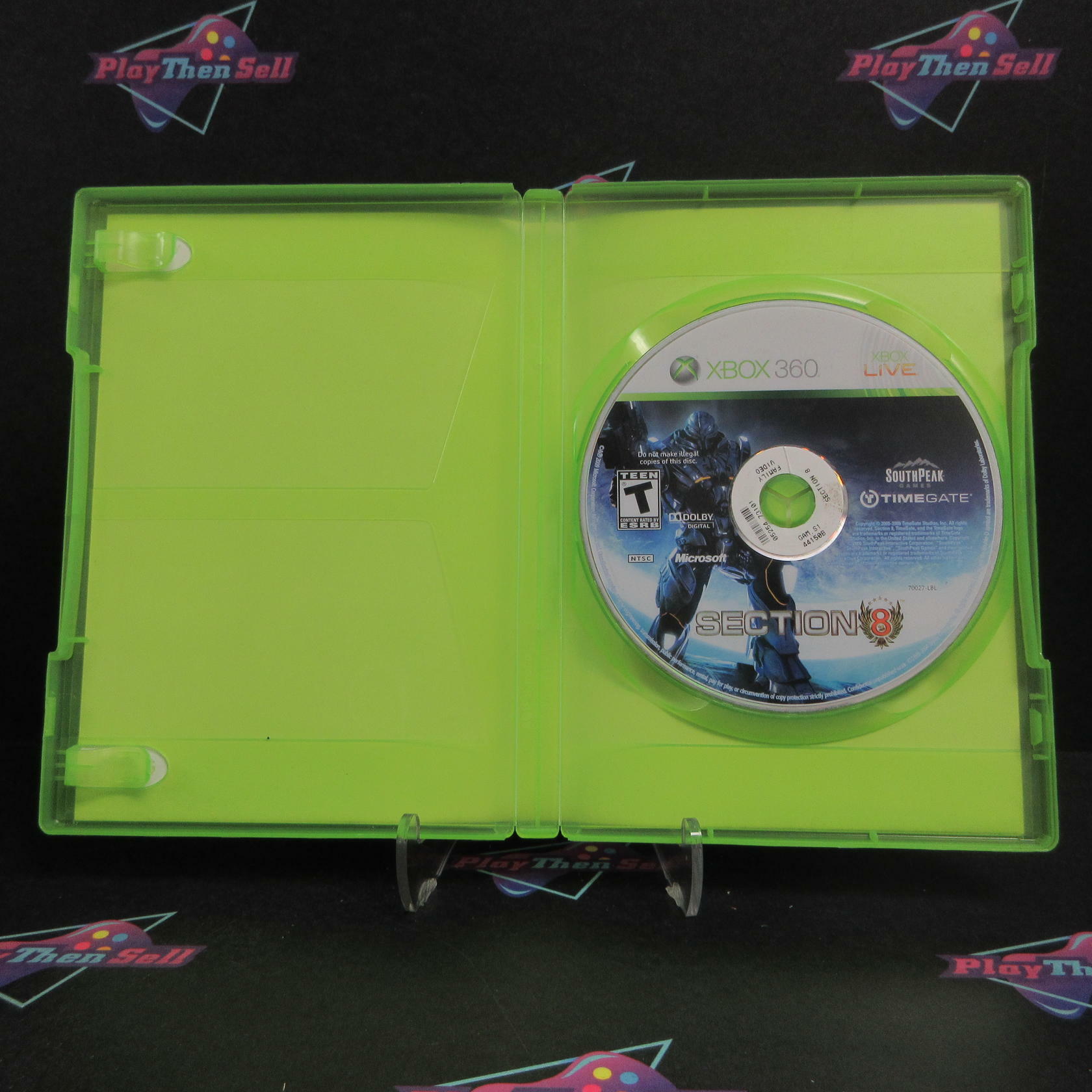 Section 8 Xbox 360 AD/DD/NM - Very Good