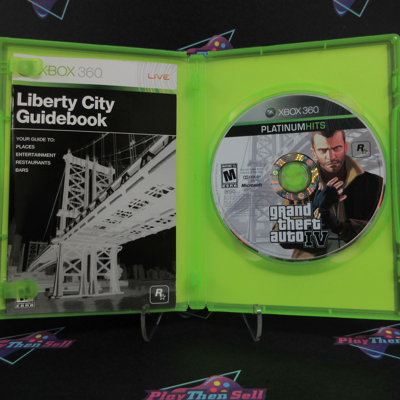 Grand Theft Auto IV Platinum Hits Xbox 360 AD Complete - Very Good