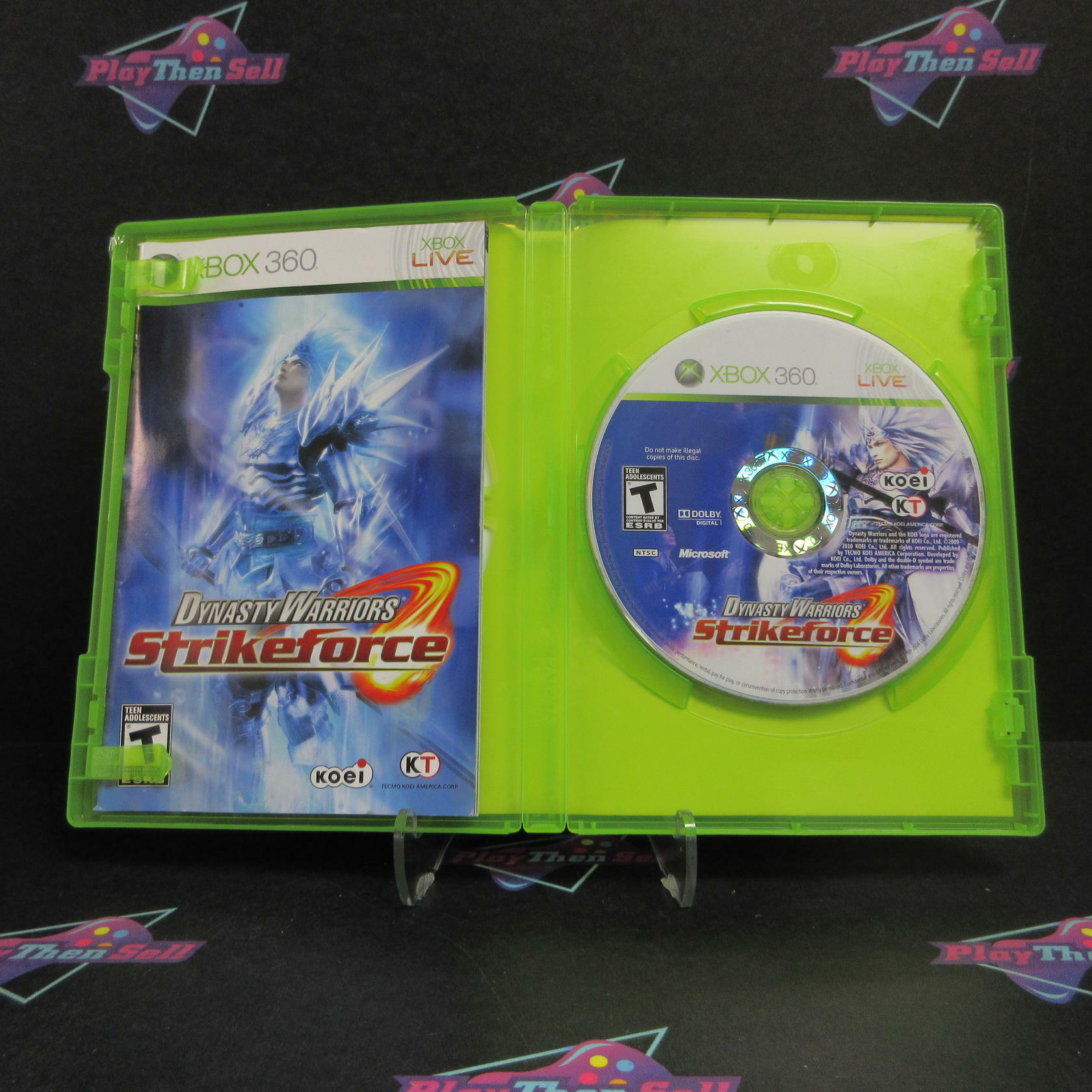 Dynasty Warriors Strikeforce Xbox 360 AD Complete CIB - Very Good