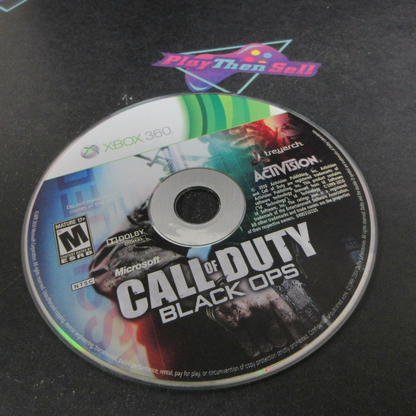 Call of Duty Black Ops Xbox 360 DD Complete CIB - Very Good