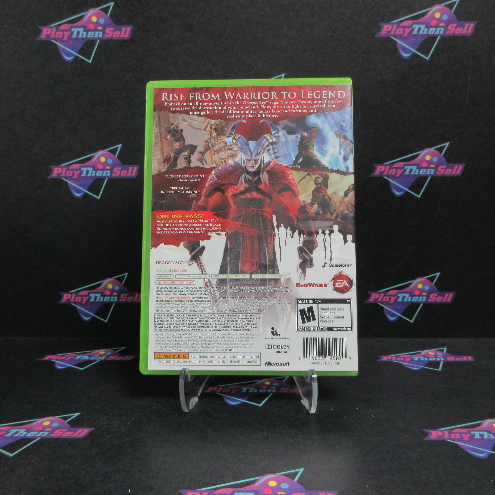 Dragon Age 2 Xbox 360 AD/NM - Very Good