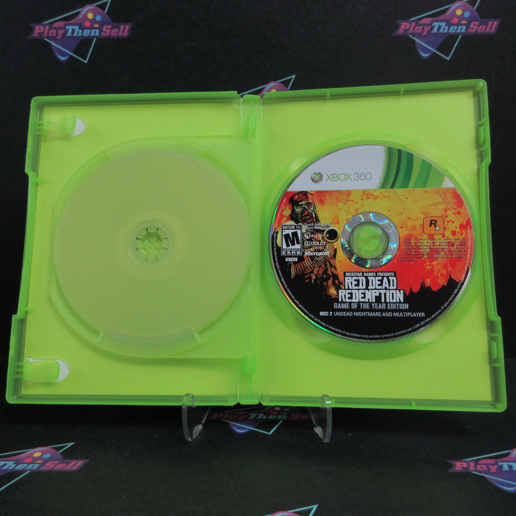 Red Dead Redemption GOTY Xbox 360 + Map - Very Good