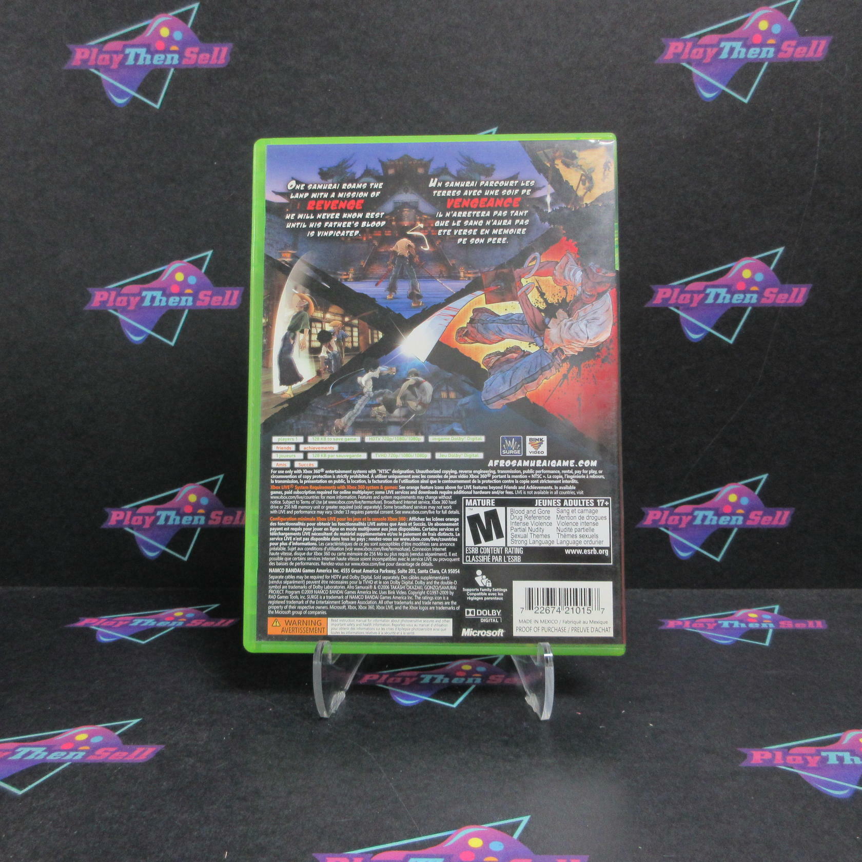 Afro Samurai Xbox 360 AD/DD/NM - Very Good