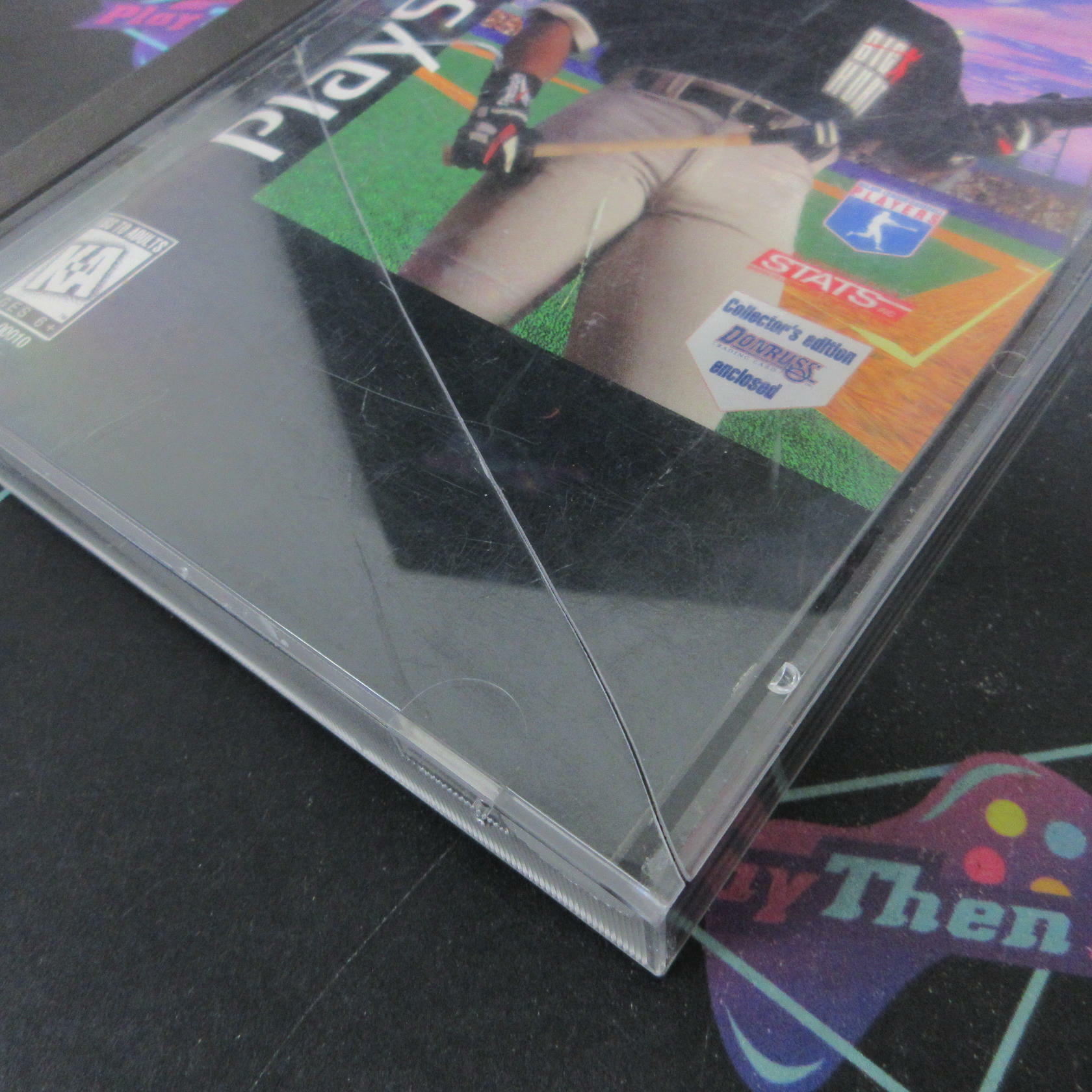 Frank Thomas Big Hurt Baseball Long Box PS1 PlayStation1 CS + Reg Complete CIB - Very Good