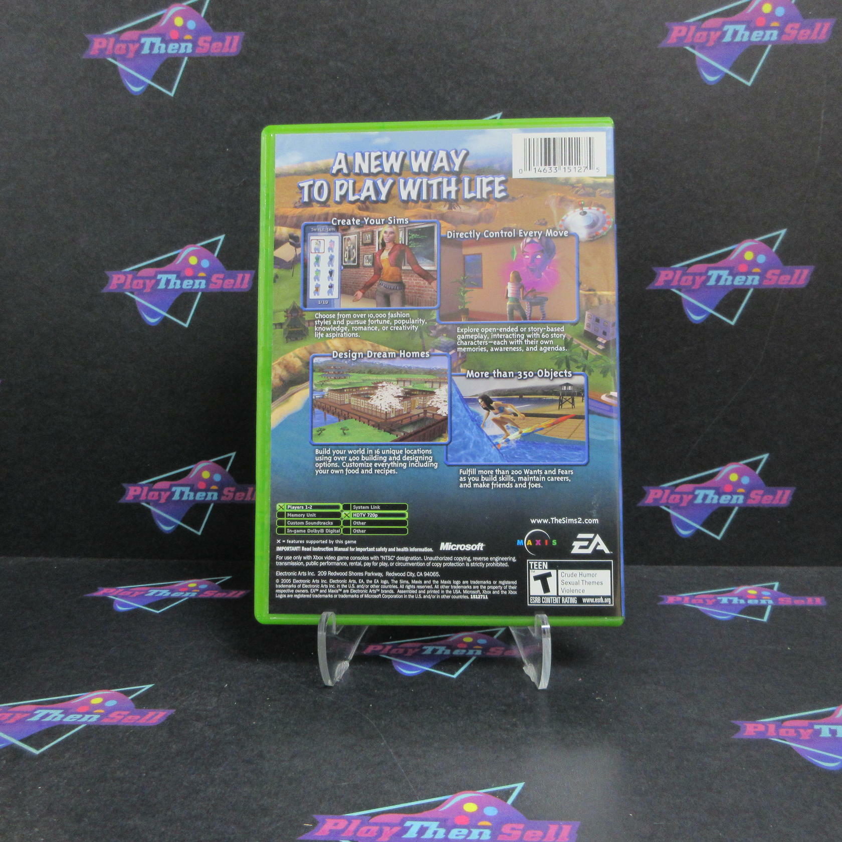 Sims 2 Xbox Complete - Refurbished