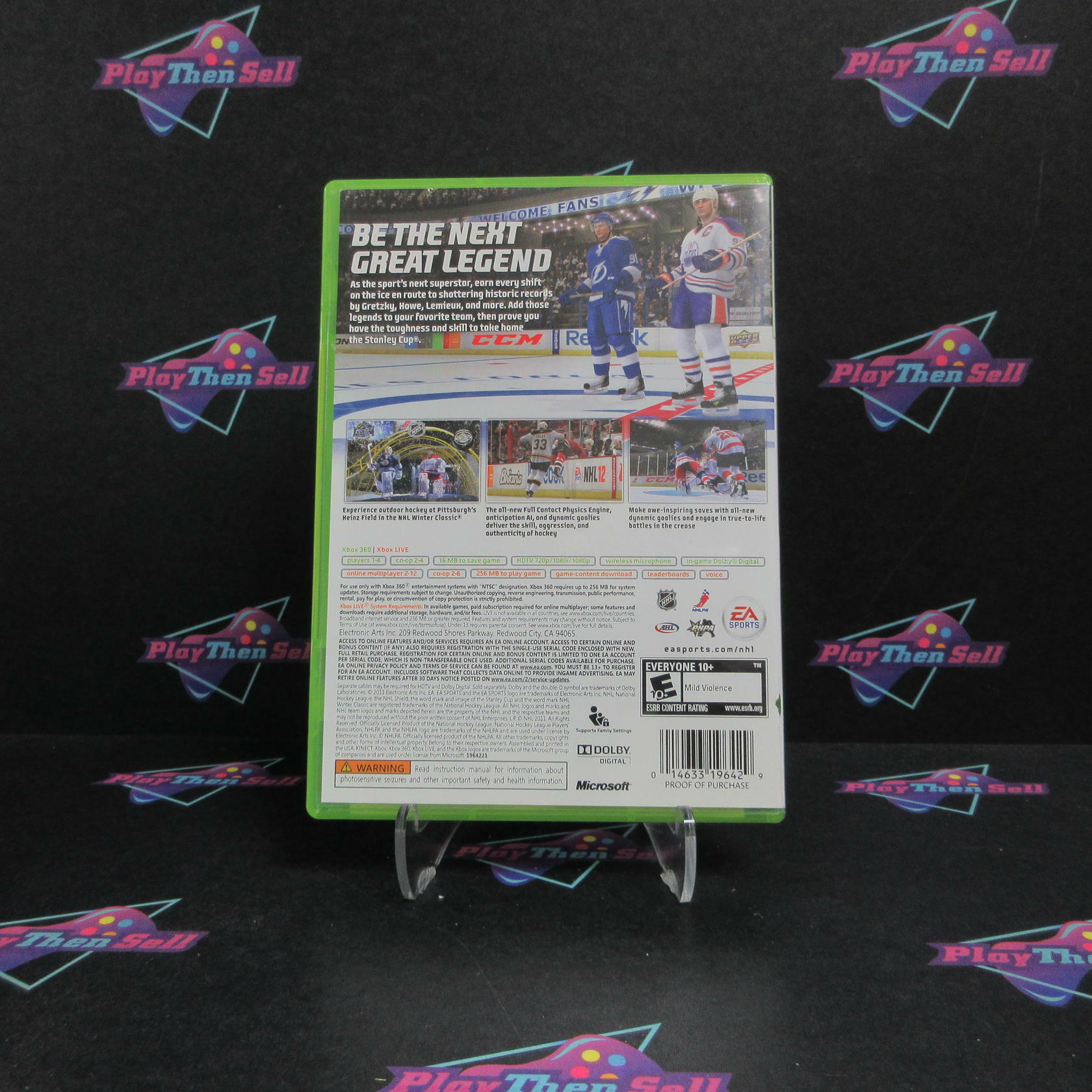 NHL 12 Xbox 360 AD/DD Complete CIB - Very Good