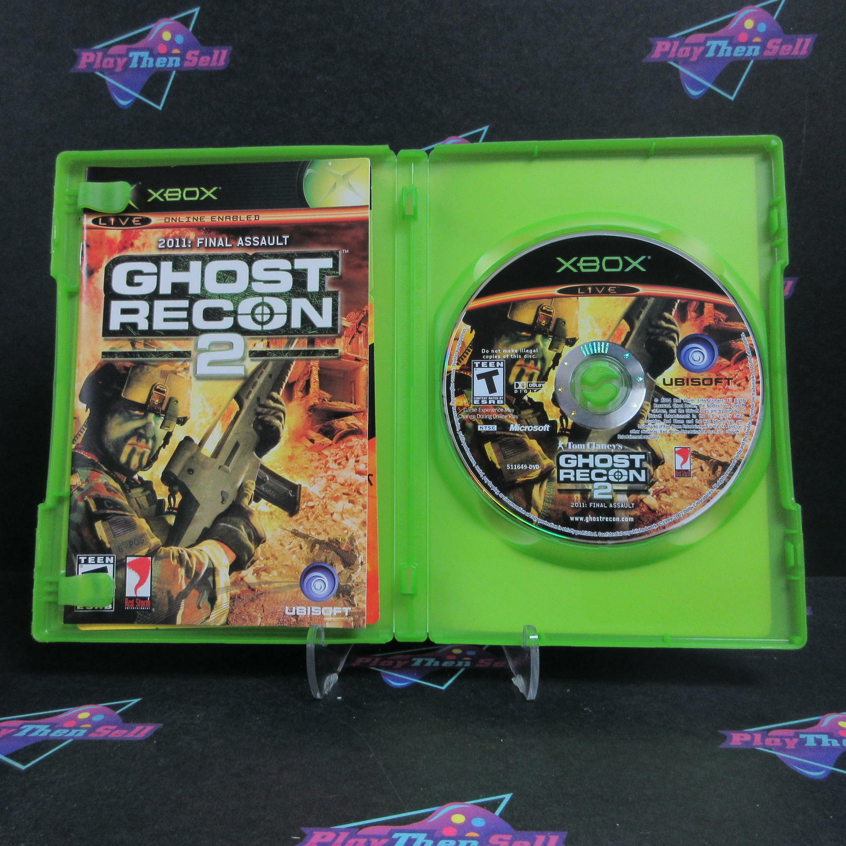 Tom Clancy's Ghost Recon 2 Final Assault Xbox + Reg Card Complete - Refurbished