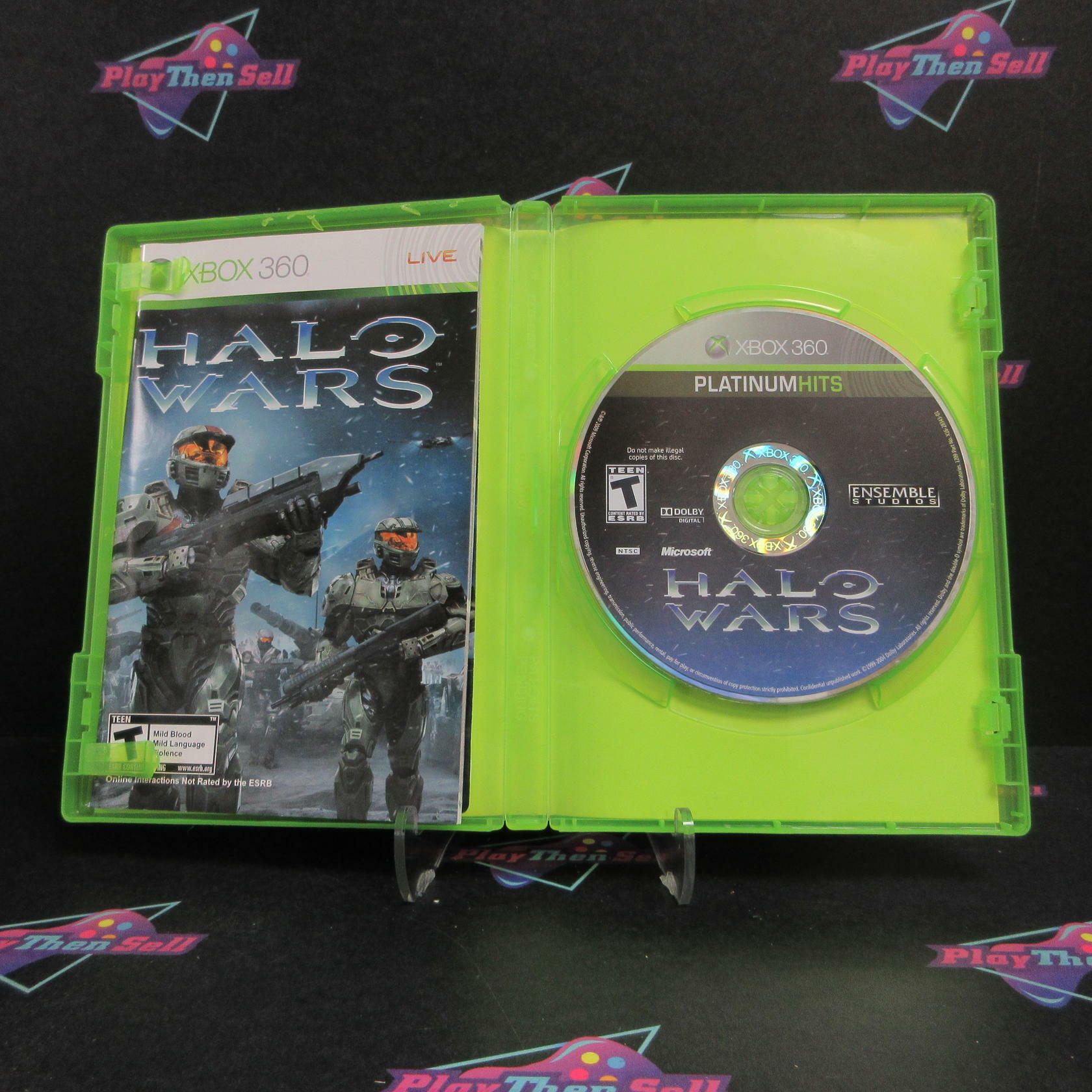 Halo Wars Xbox 360 Platinum Hits AD Complete CIB - Very Good