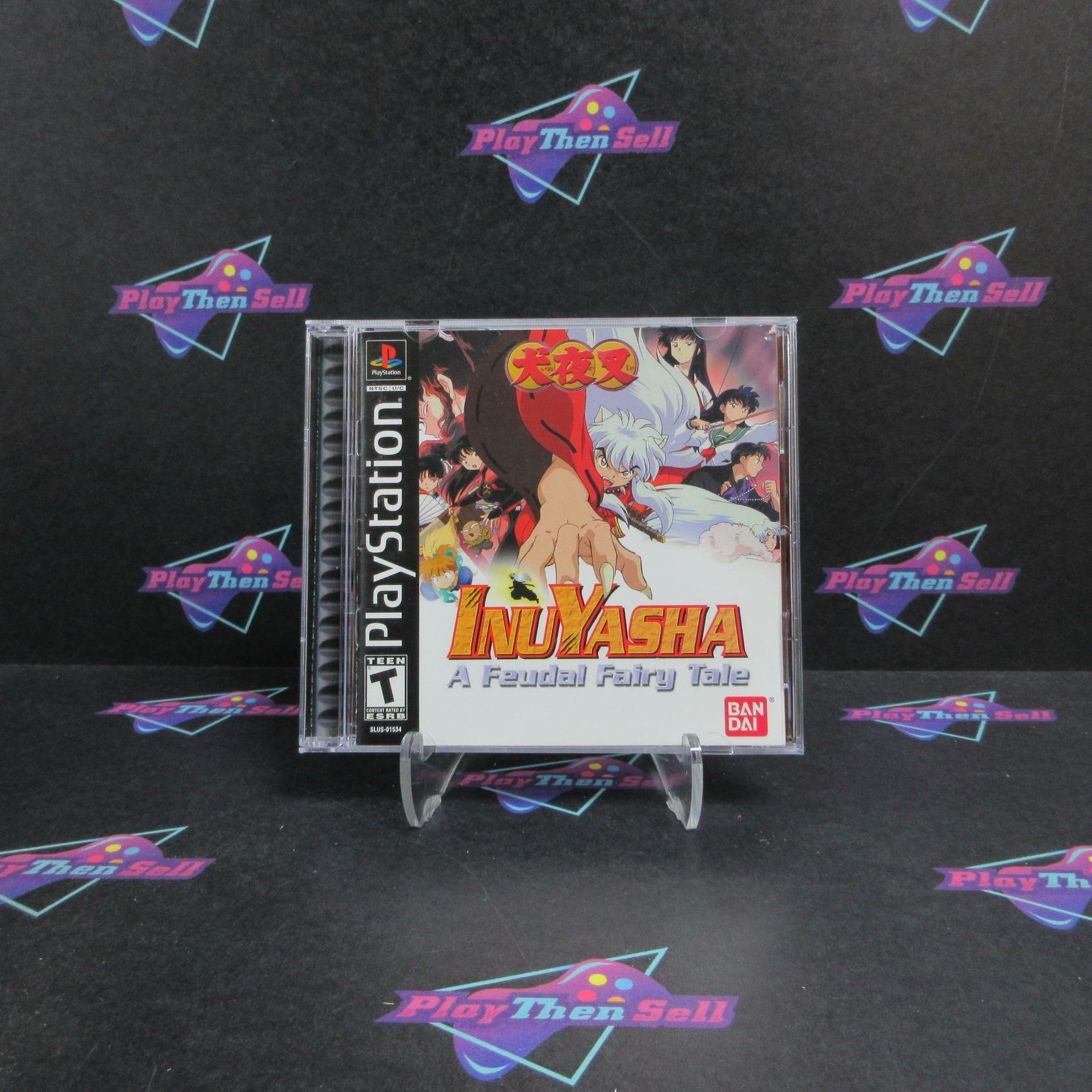 InuYasha A Feudal Fairy Tale PS1 PlayStation 1 Complete - Excellent