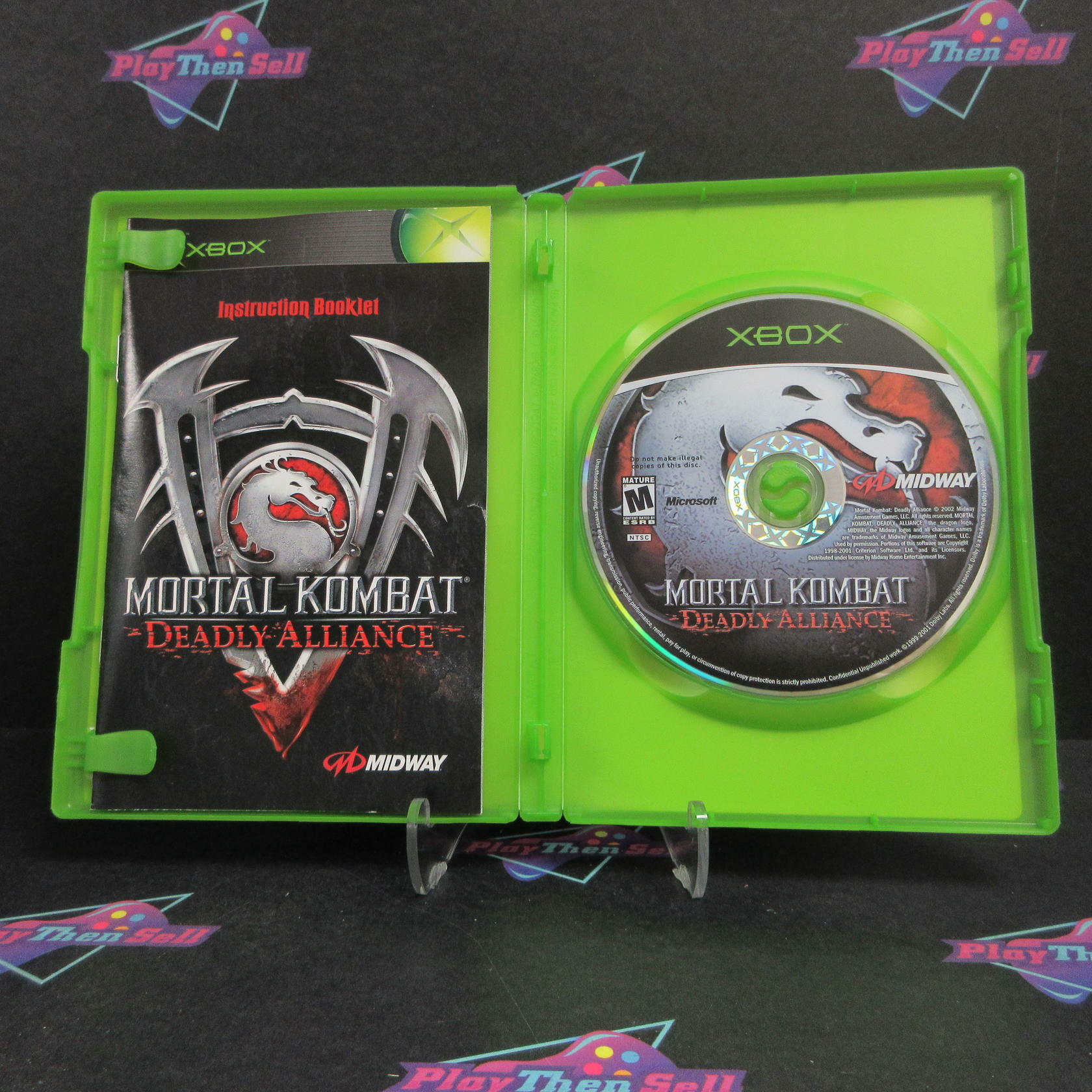 Mortal Kombat Deadly Alliance Xbox PH + Reg Card Complete - Excellent