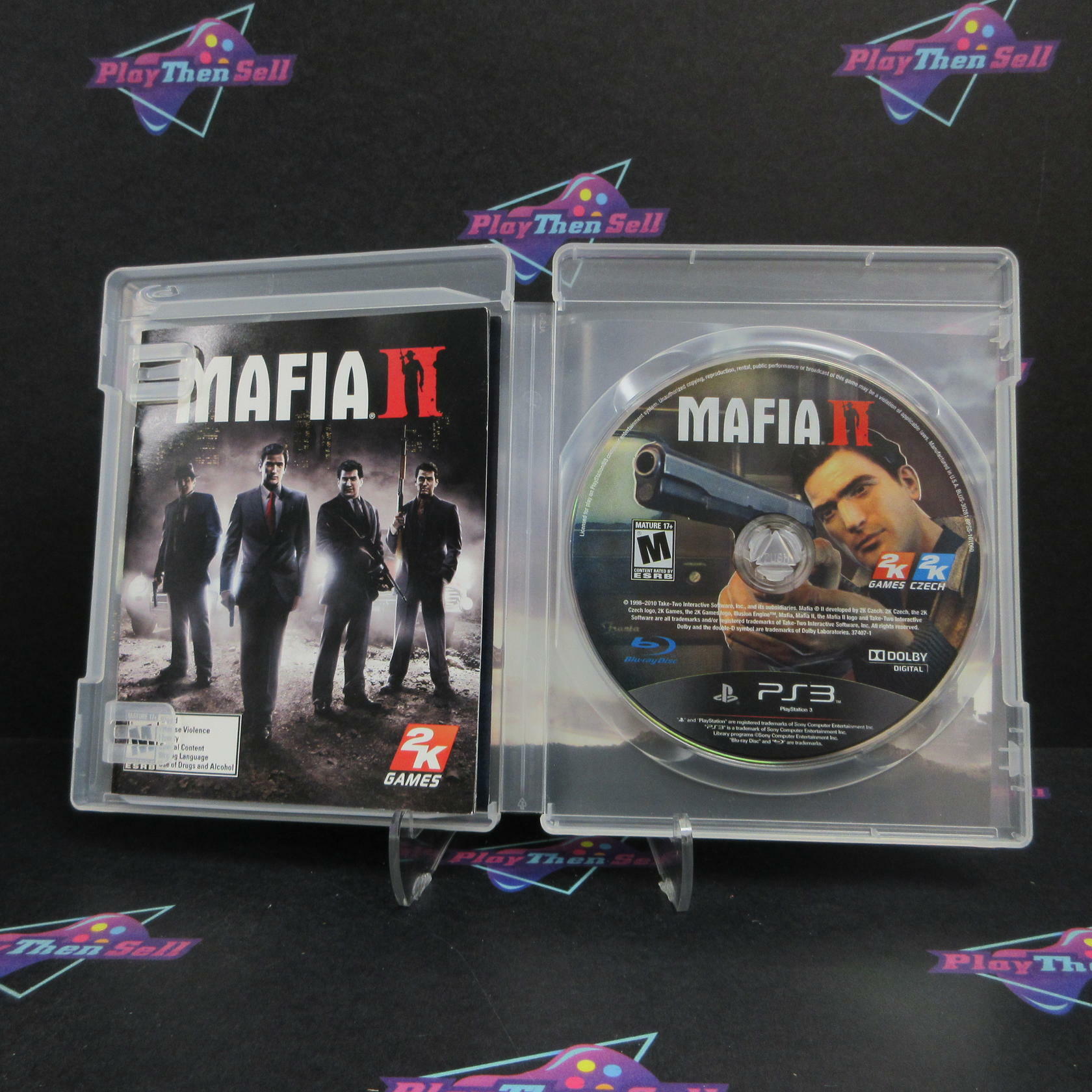 Mafia II PS3 PlayStation 3 AD + Poster Complete CIB - Very Good