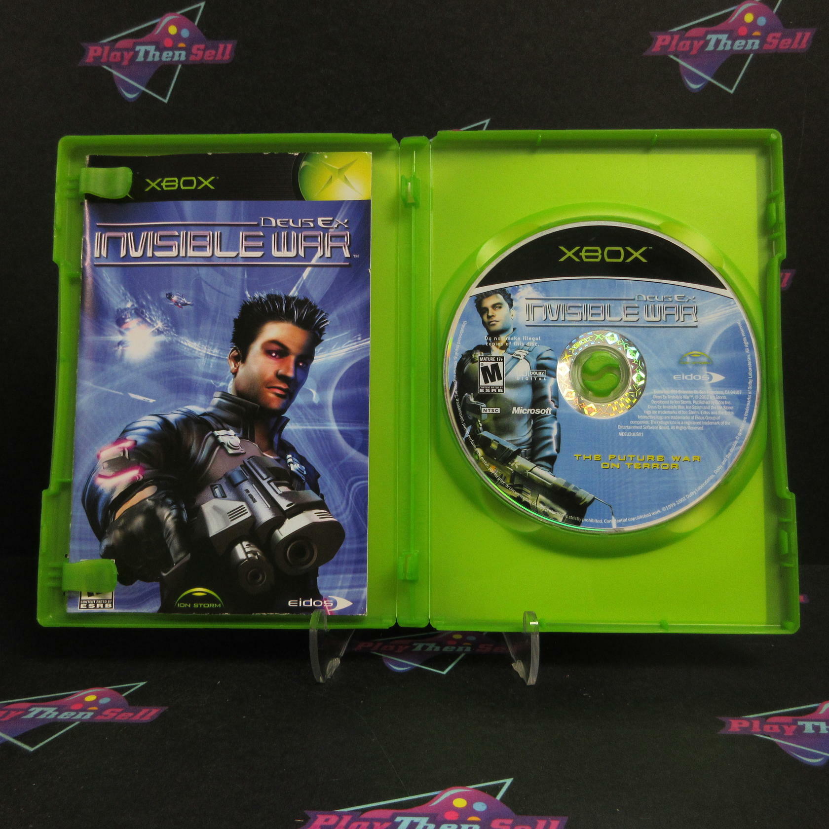 Deus Ex Invisible War Xbox + Reg Card Complete - Refurbished