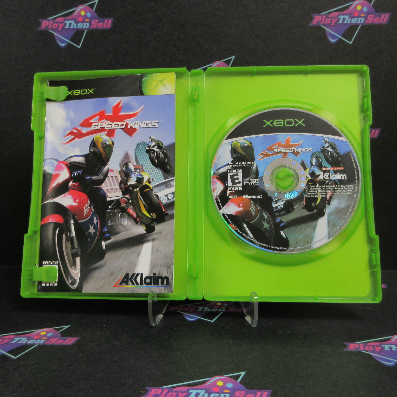 Speed Kings Xbox + Reg Card Complete - Refurbished