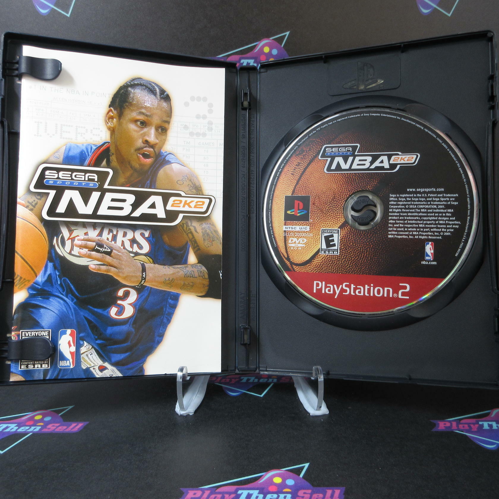 NBA 2K2 PS2 PlayStation 2 GH Complete - Excellent