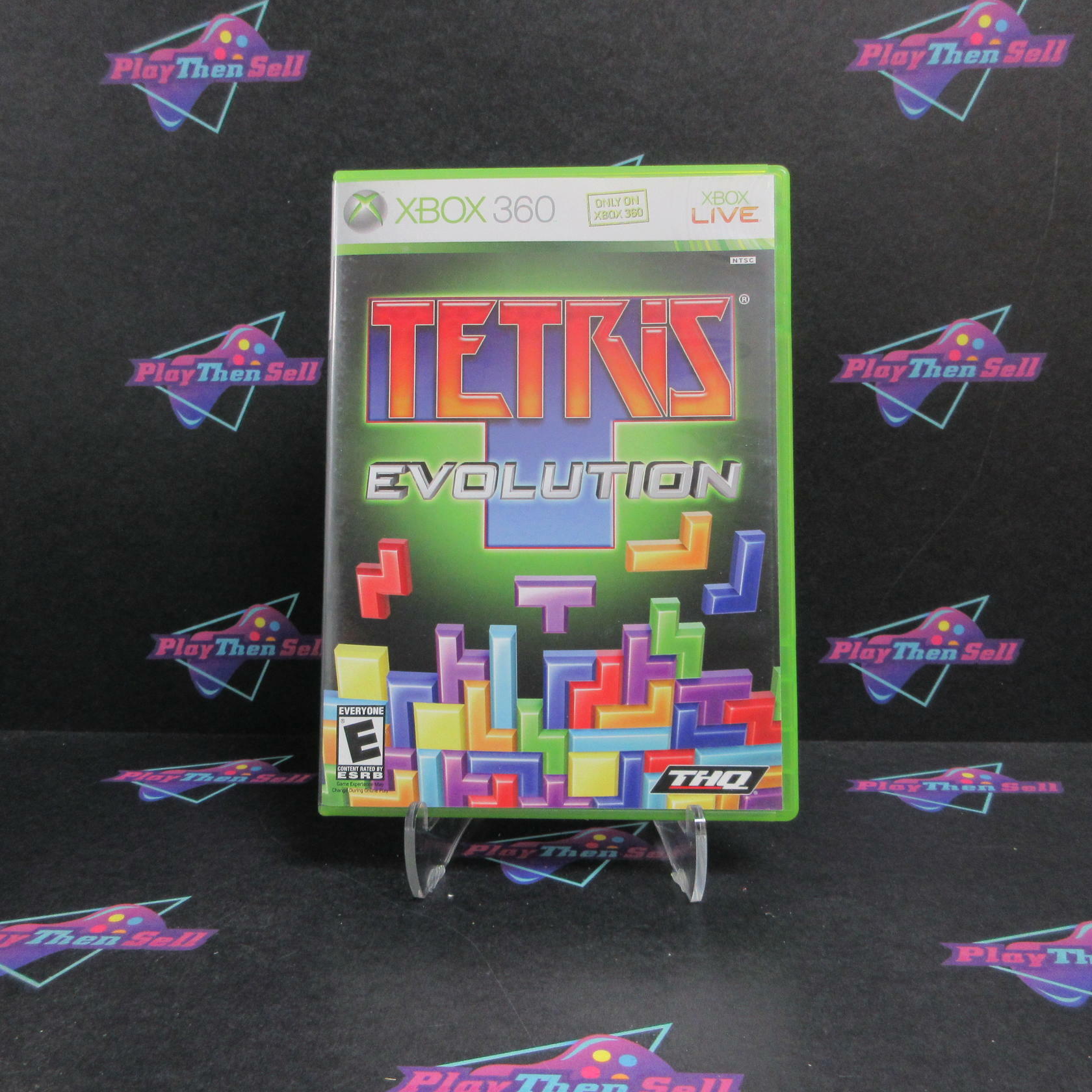 Tetris Evolution Xbox 360 MD Complete CIB - Very Good