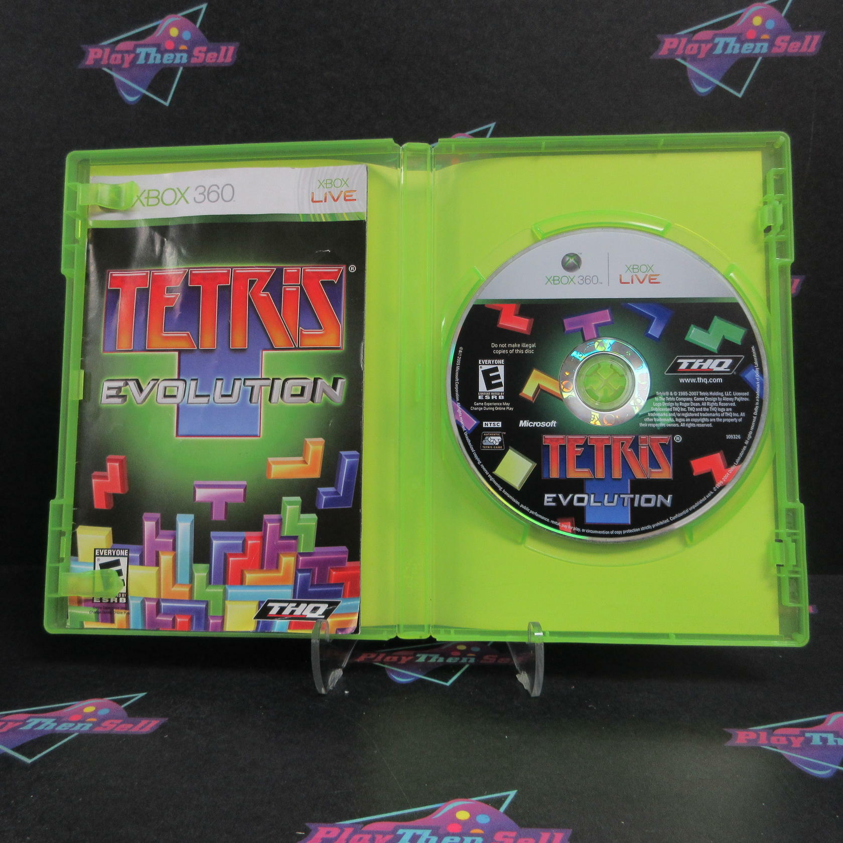 Tetris Evolution Xbox 360 MD Complete CIB - Very Good