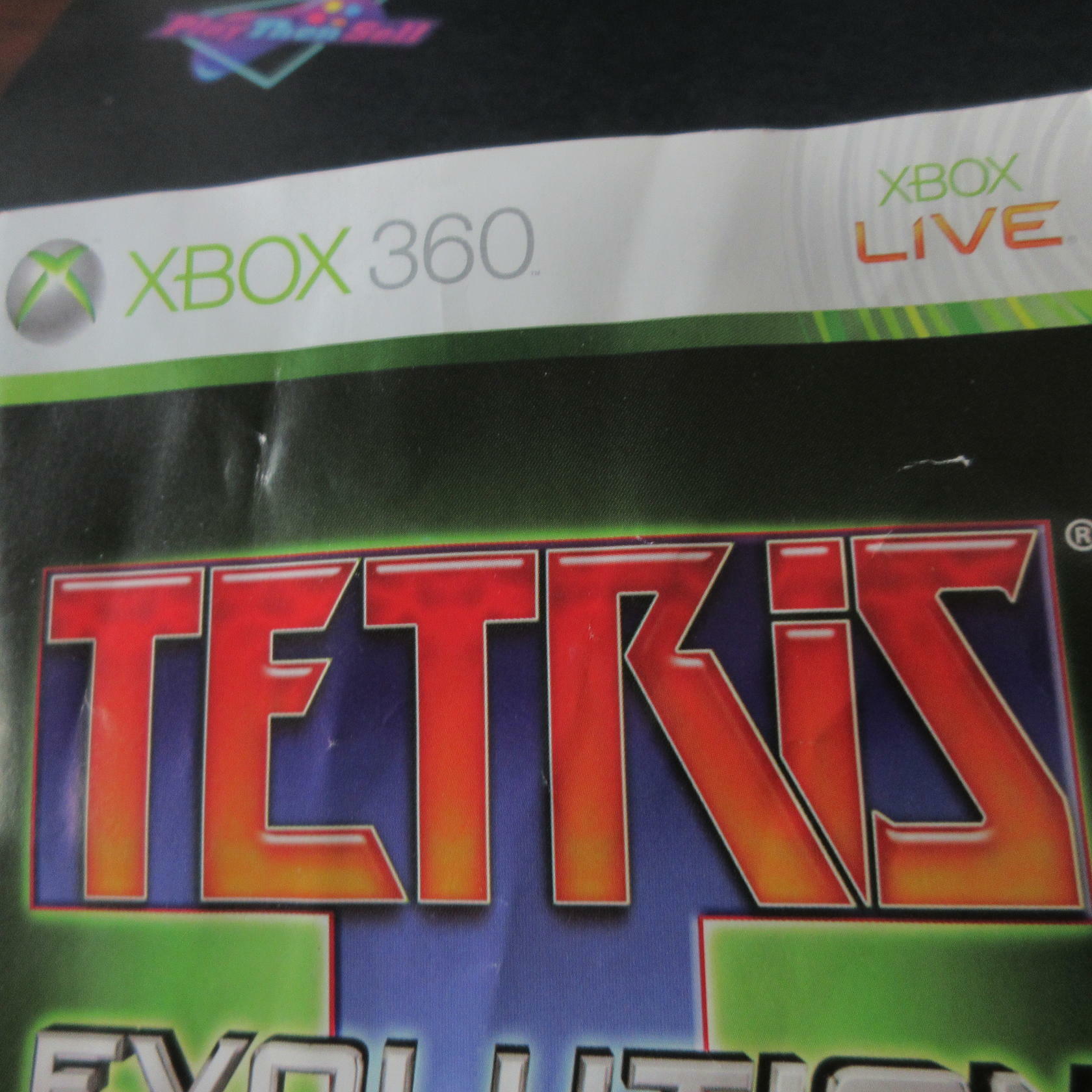 Tetris Evolution Xbox 360 MD Complete CIB - Very Good