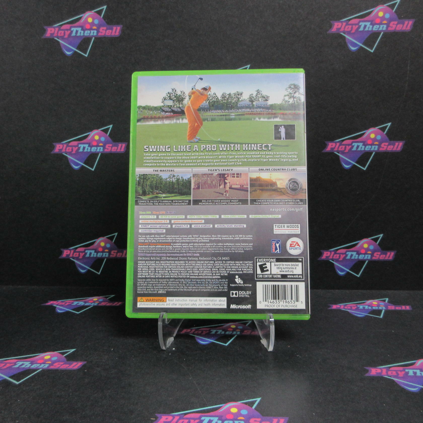 Tiger Woods PGA Tour 13 Xbox 360 DD Complete CIB - Very Good