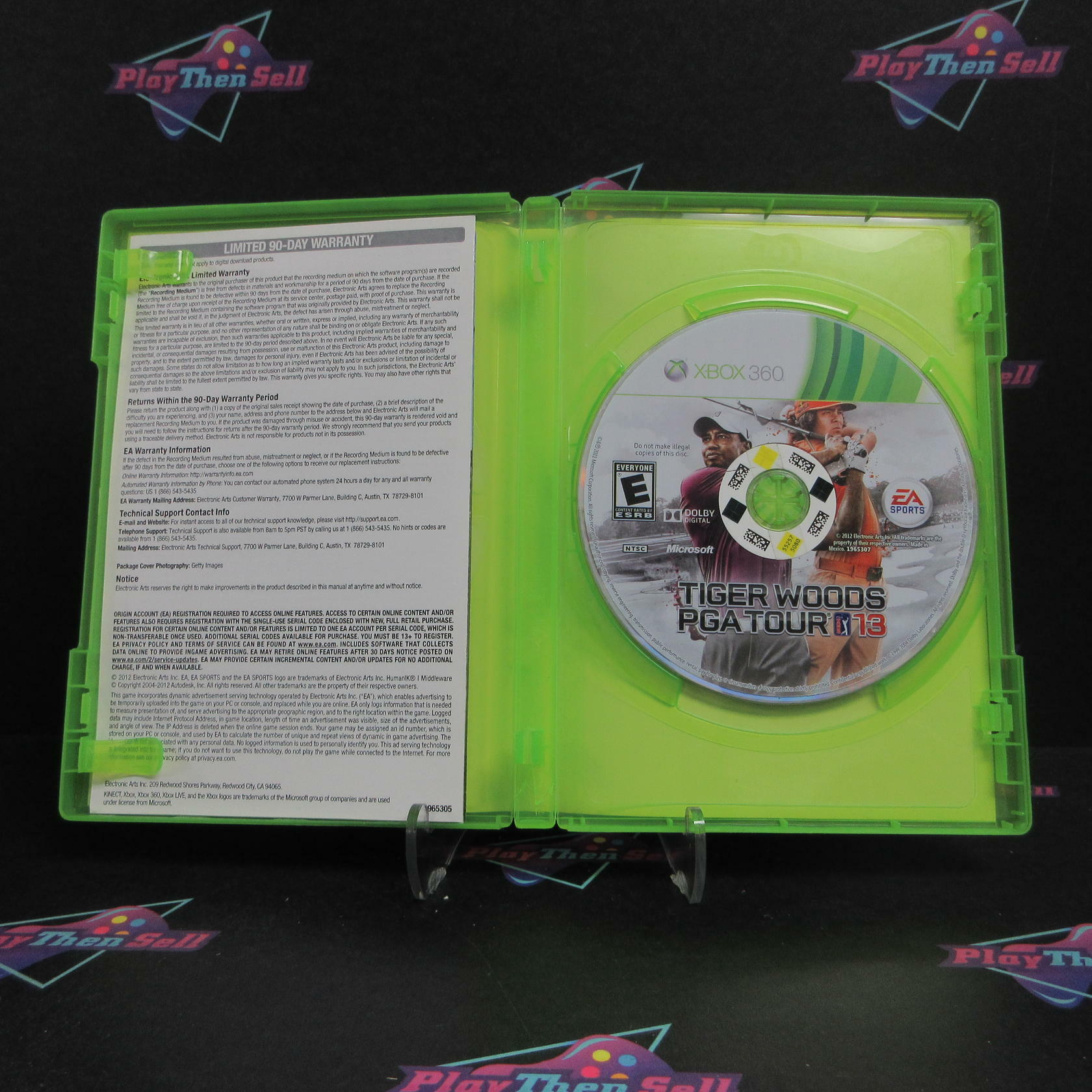 Tiger Woods PGA Tour 13 Xbox 360 DD Complete CIB - Very Good