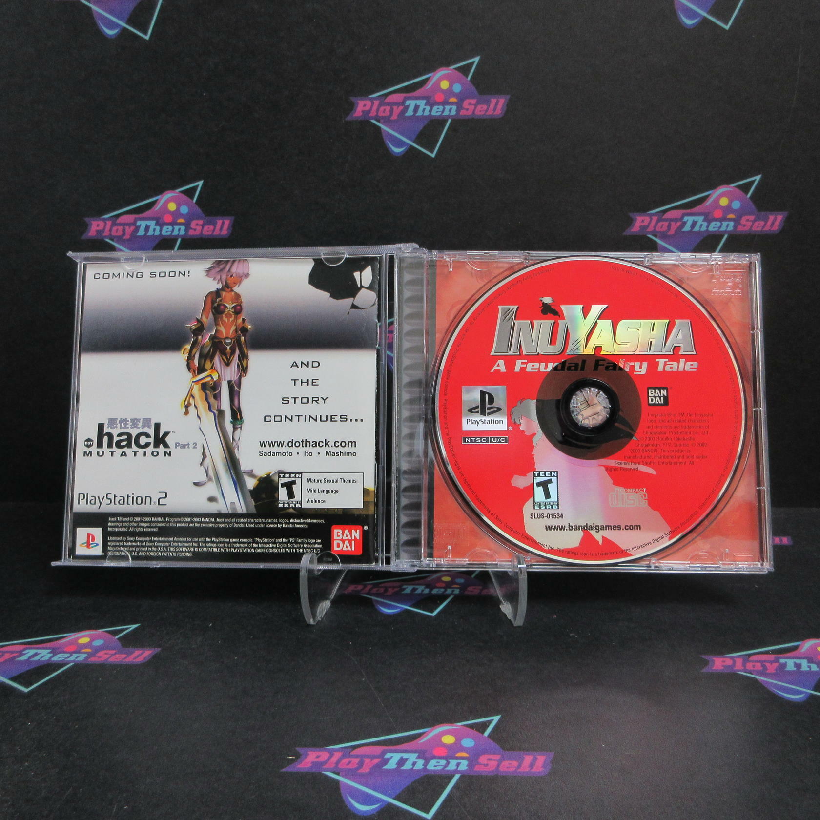 InuYasha A Feudal Fairy Tale PS1 PlayStation 1 Complete - Excellent