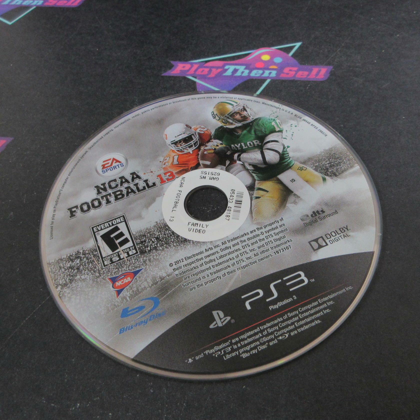 NCAA Football 13 PS3 PlayStation 3 DD Complete CIB - Very Good