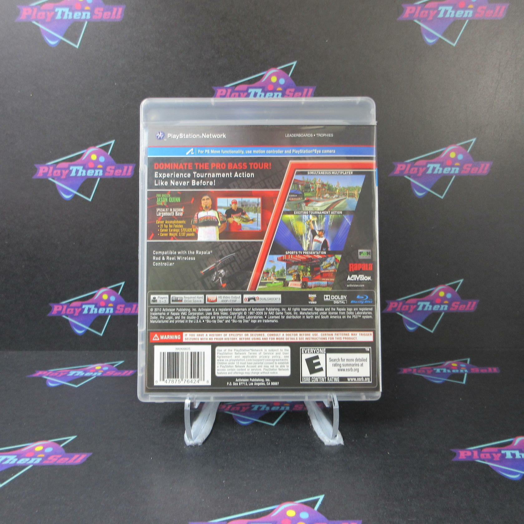 Rapala Pro Bass Fishing 2010 PS3 PlayStation 3 Complete - Excellent