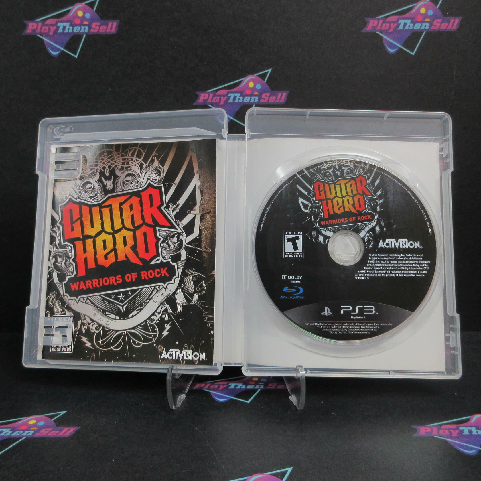 Guitar Hero Warriors of Rock PS3 PlayStation 3 AD Complete CIB - Very Good