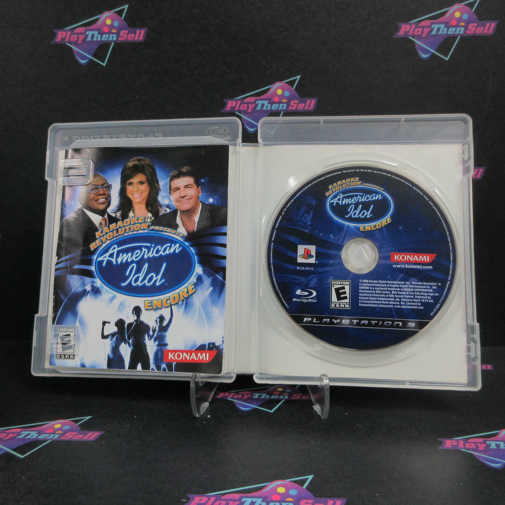 Karaoke Revolution American Idol Encore PS3 PlayStation 3 MD Complete CIB - Very Good