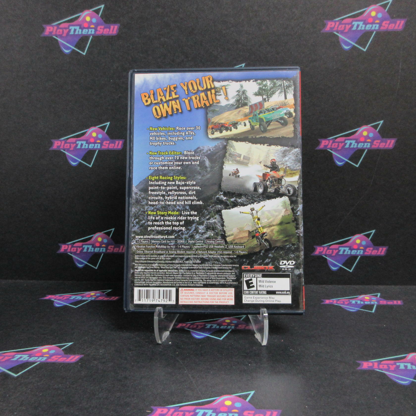 ATV Offroad Fury 4 PS2 PlayStation 2 GH + Reg Card Complete - Excellent