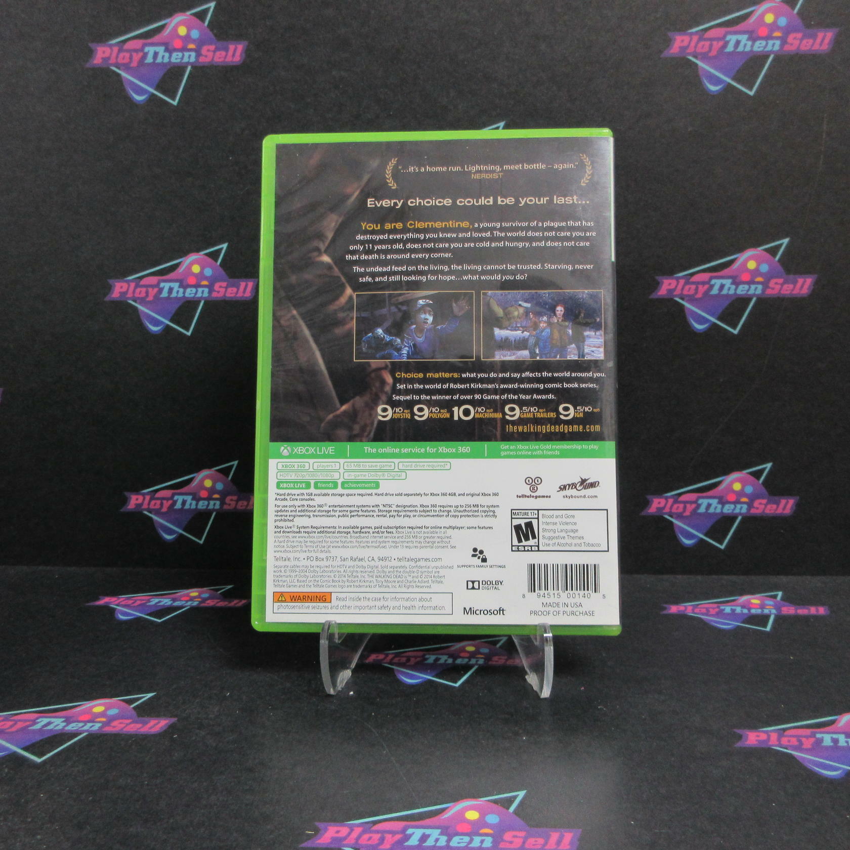 The Walking Dead Season 2 Xbox 360 AD Complete CIB - Very Good