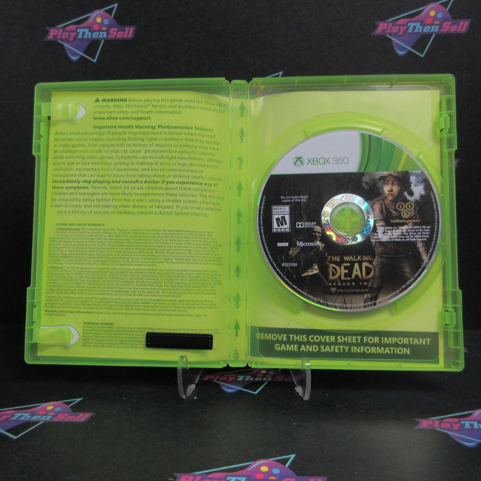 The Walking Dead Season 2 Xbox 360 AD Complete CIB - Very Good