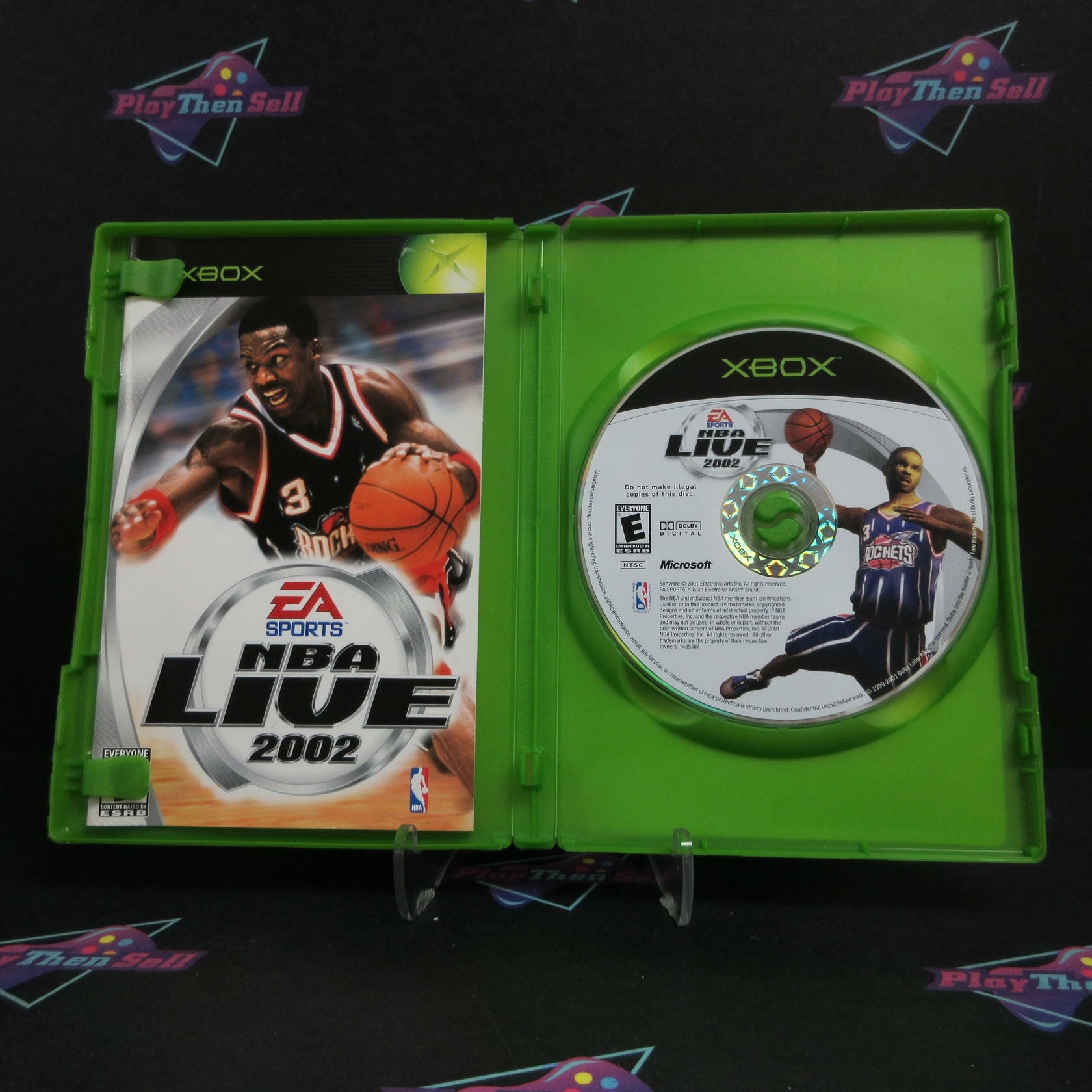 NBA Live 2002 Xbox + Reg Card Complete - Refurbished